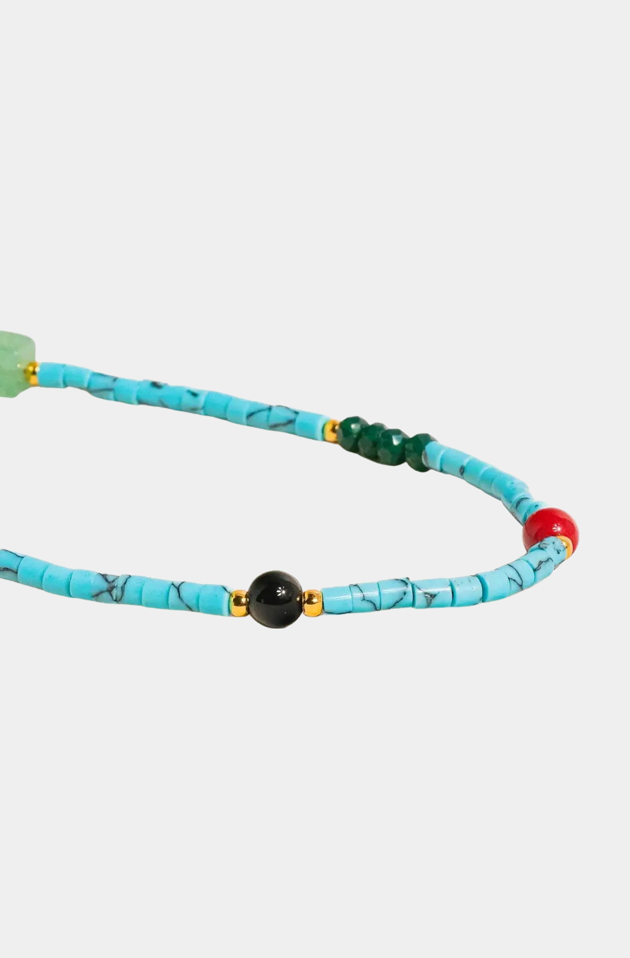 Hemline Fav Calise Boho Beaded Necklace