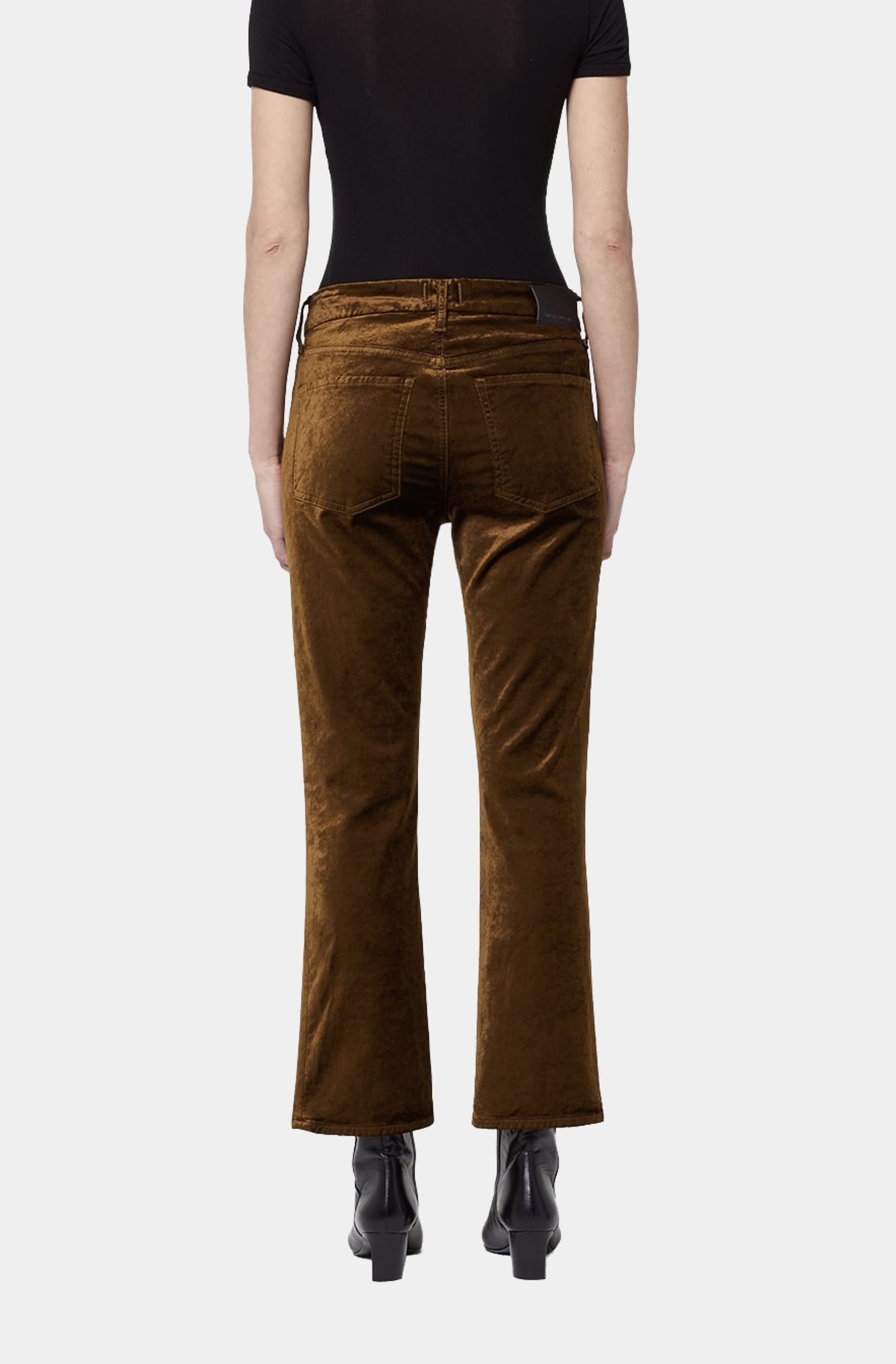 Isola Cropped Trouser in Velvet