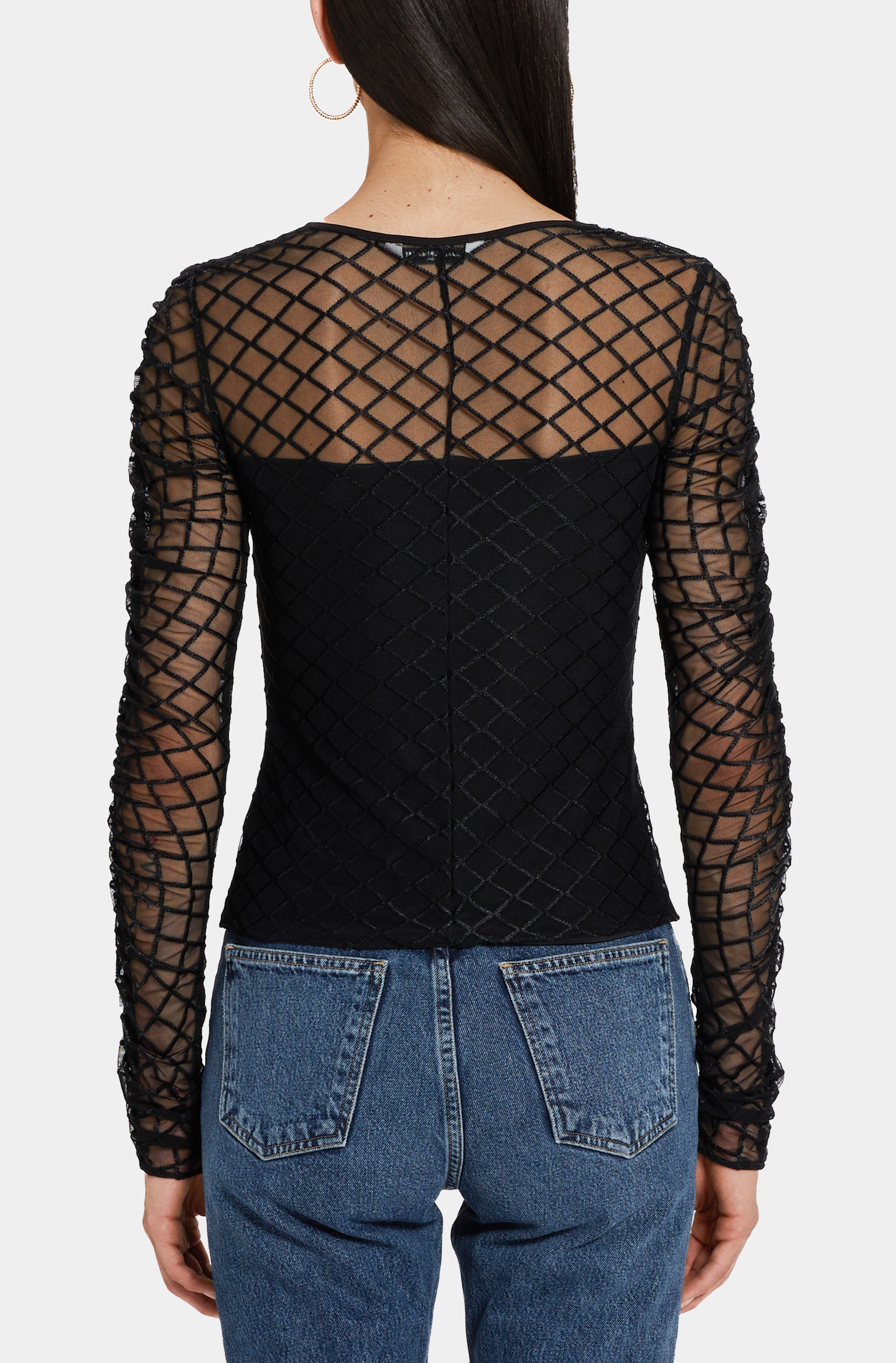 Safira Top in Mesh