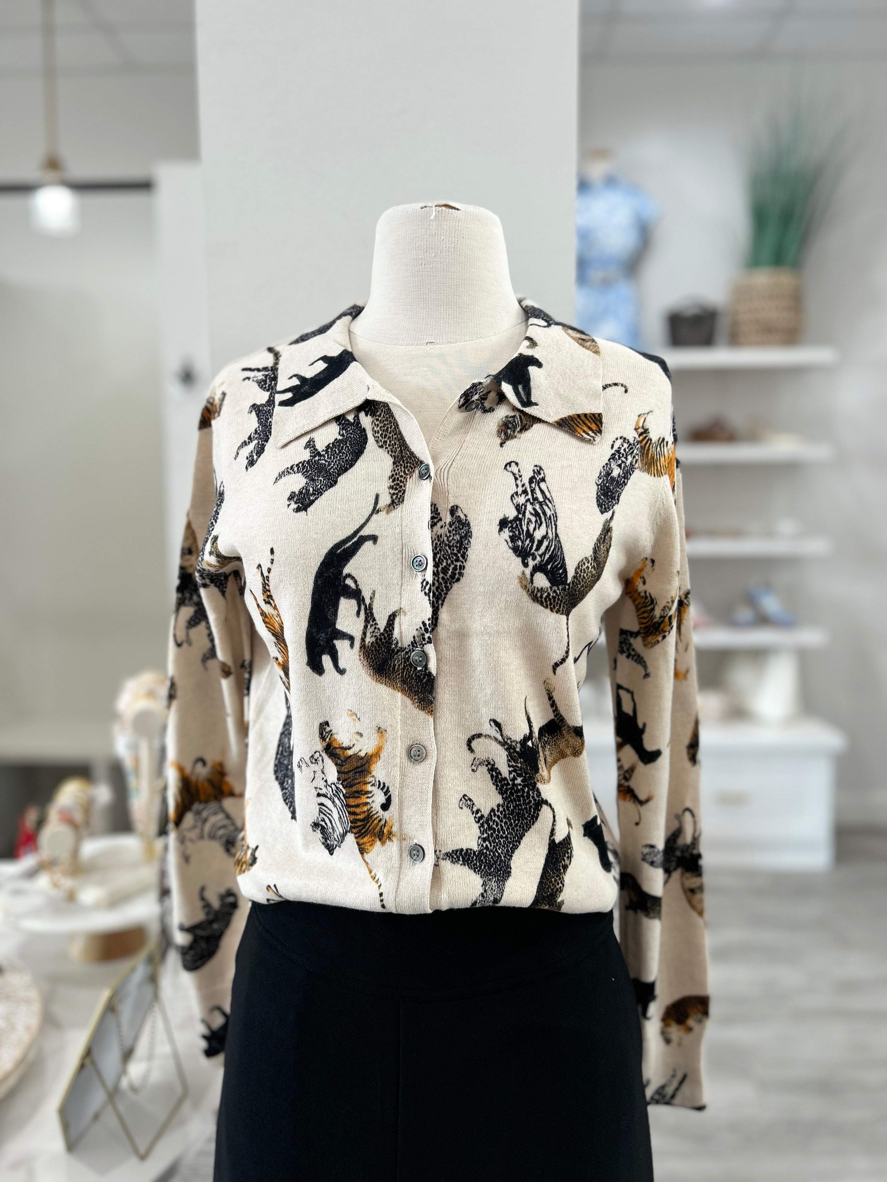 Tiger Sweater Polo