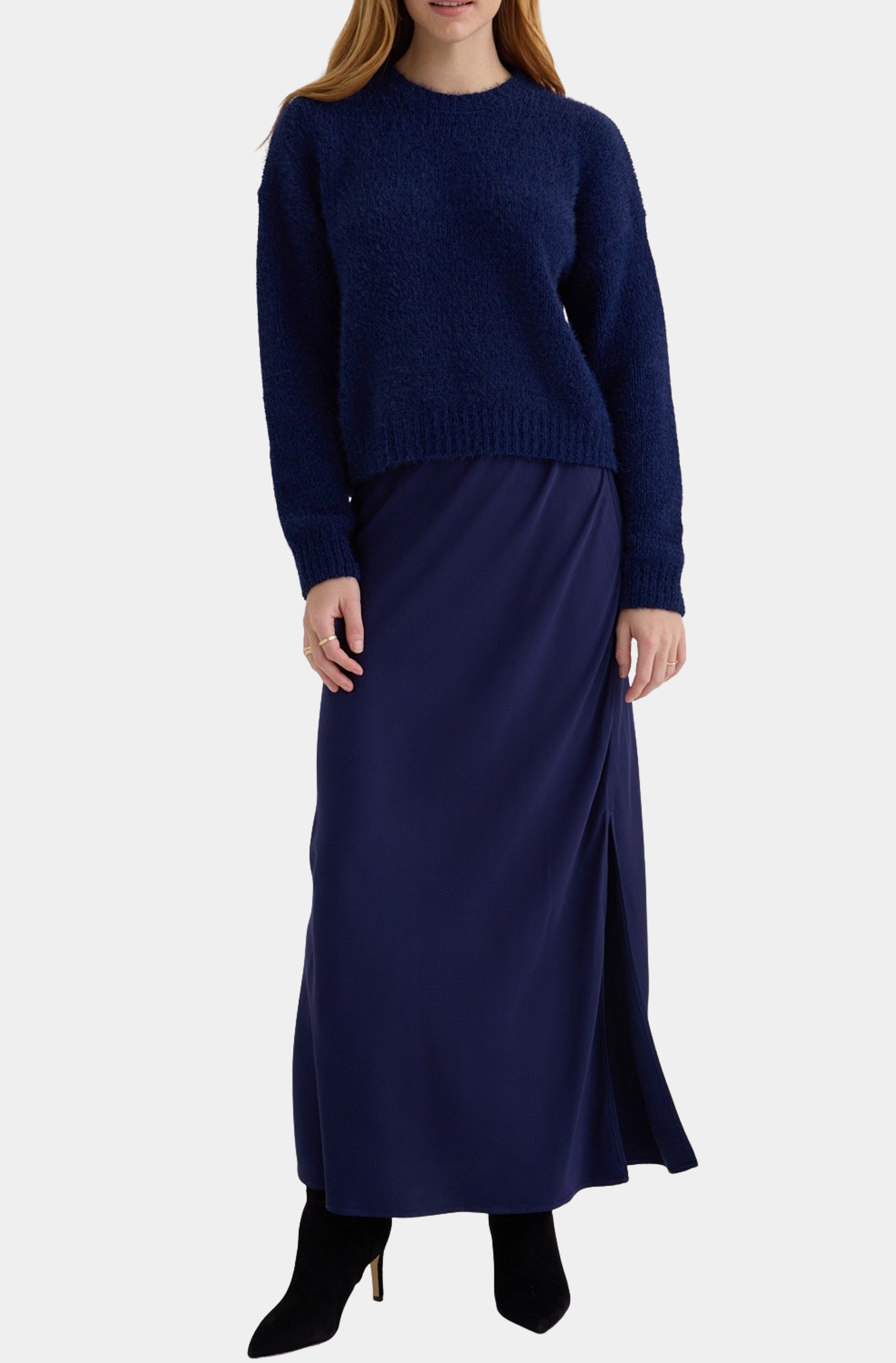 Drop Shoulder Sweater