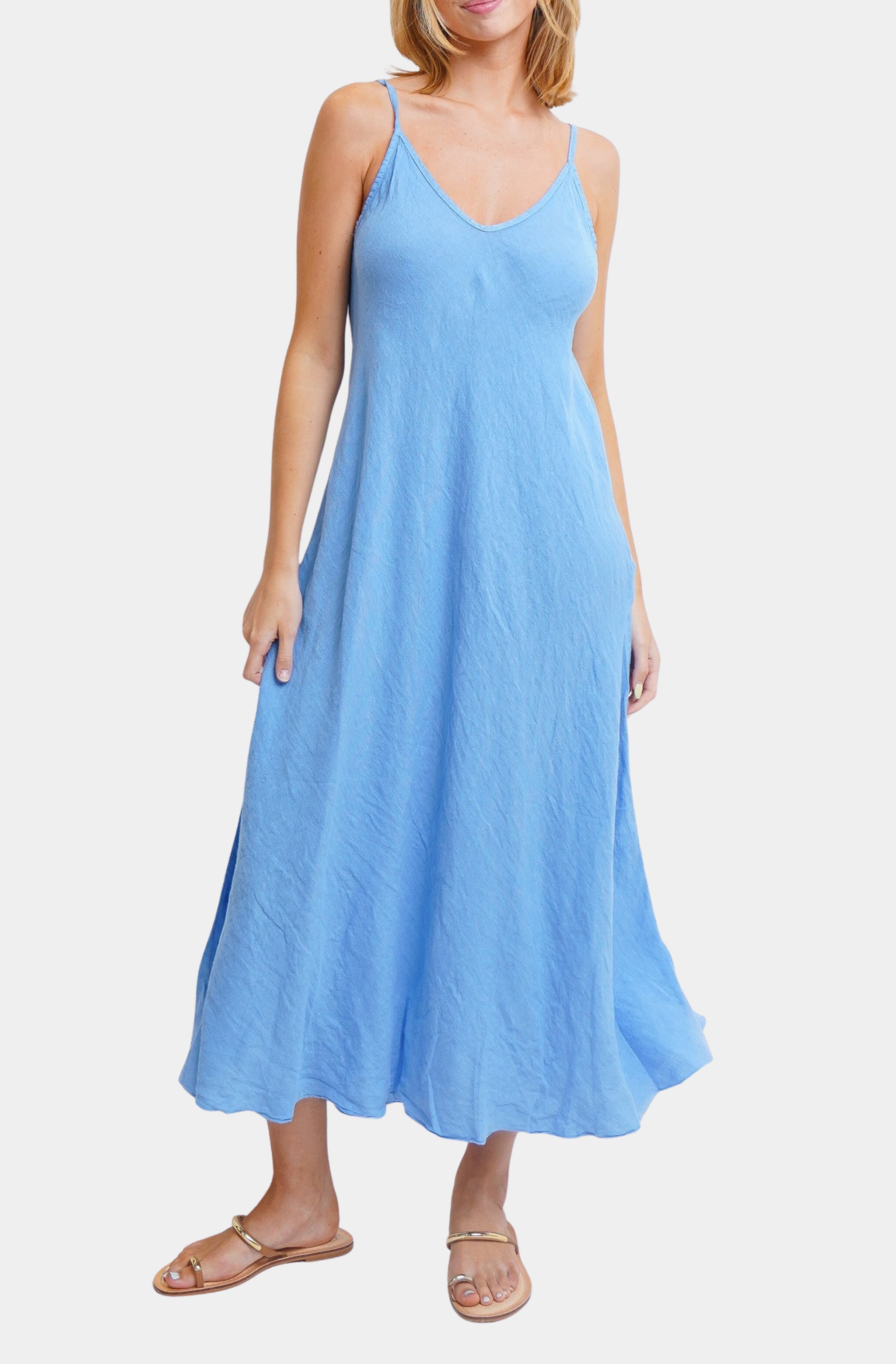 Italian Maxi Slip Dress