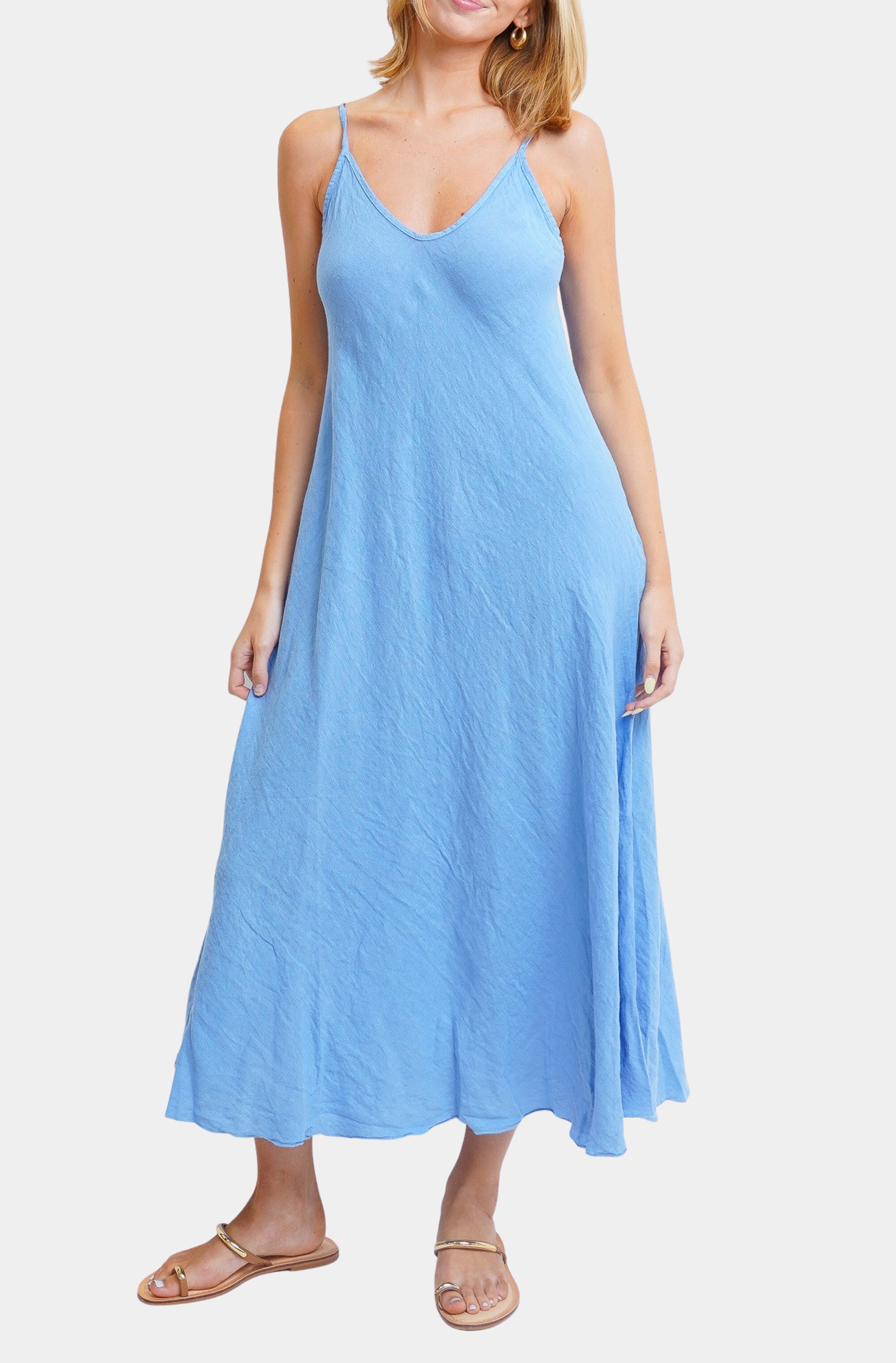 Italian Maxi Slip Dress