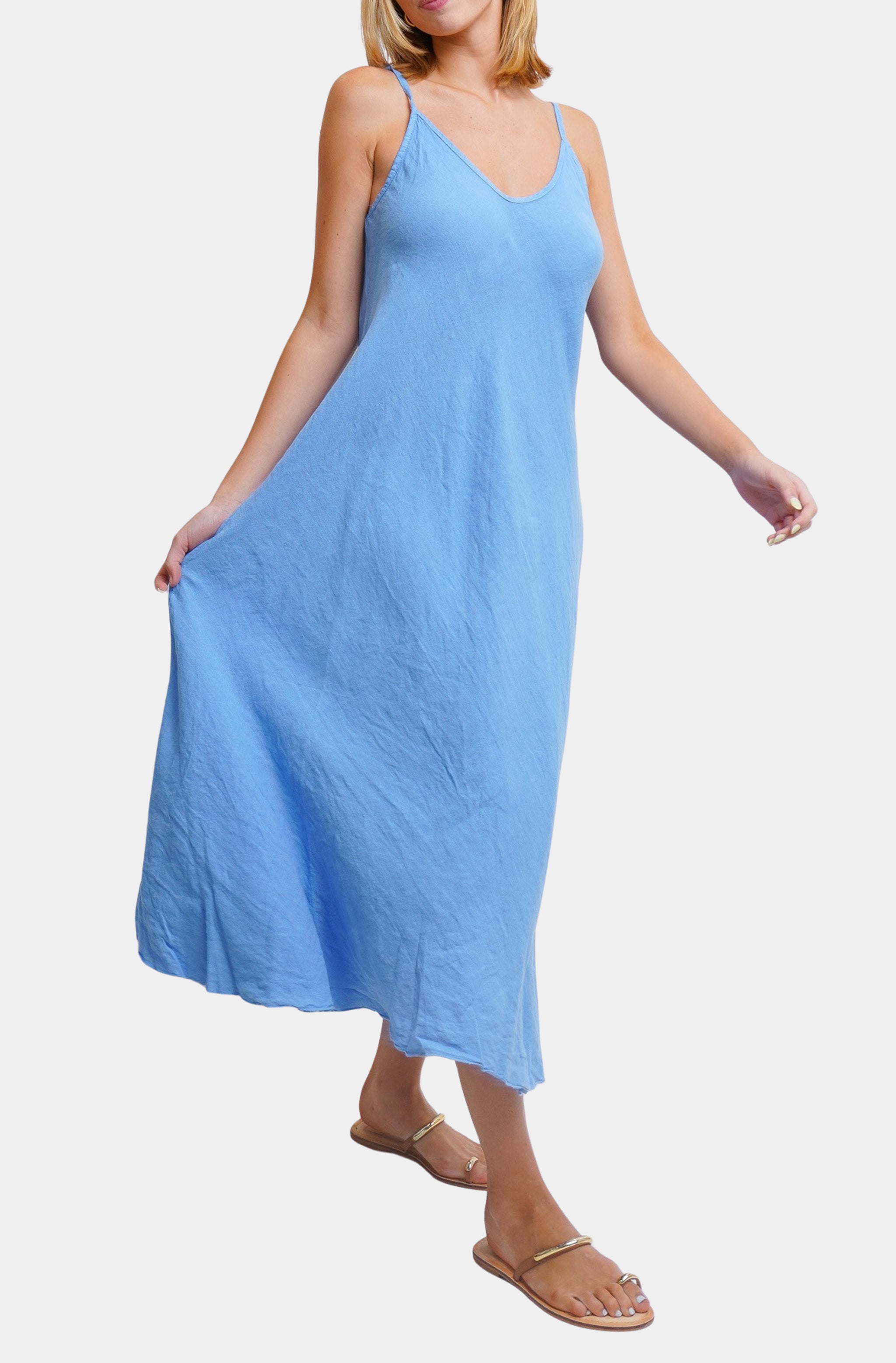 Italian Maxi Slip Dress