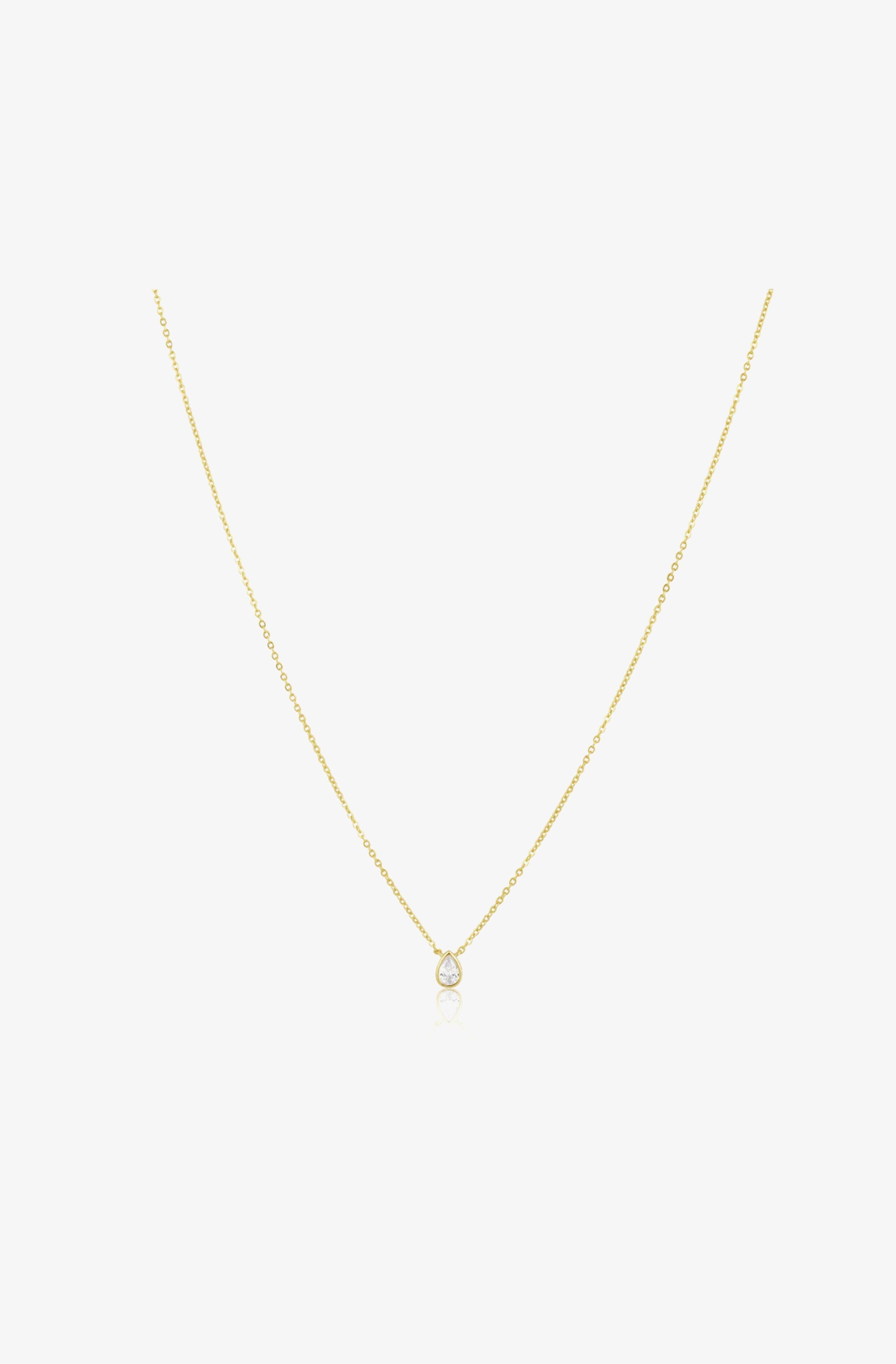 Ines Raindrop Necklace CZ