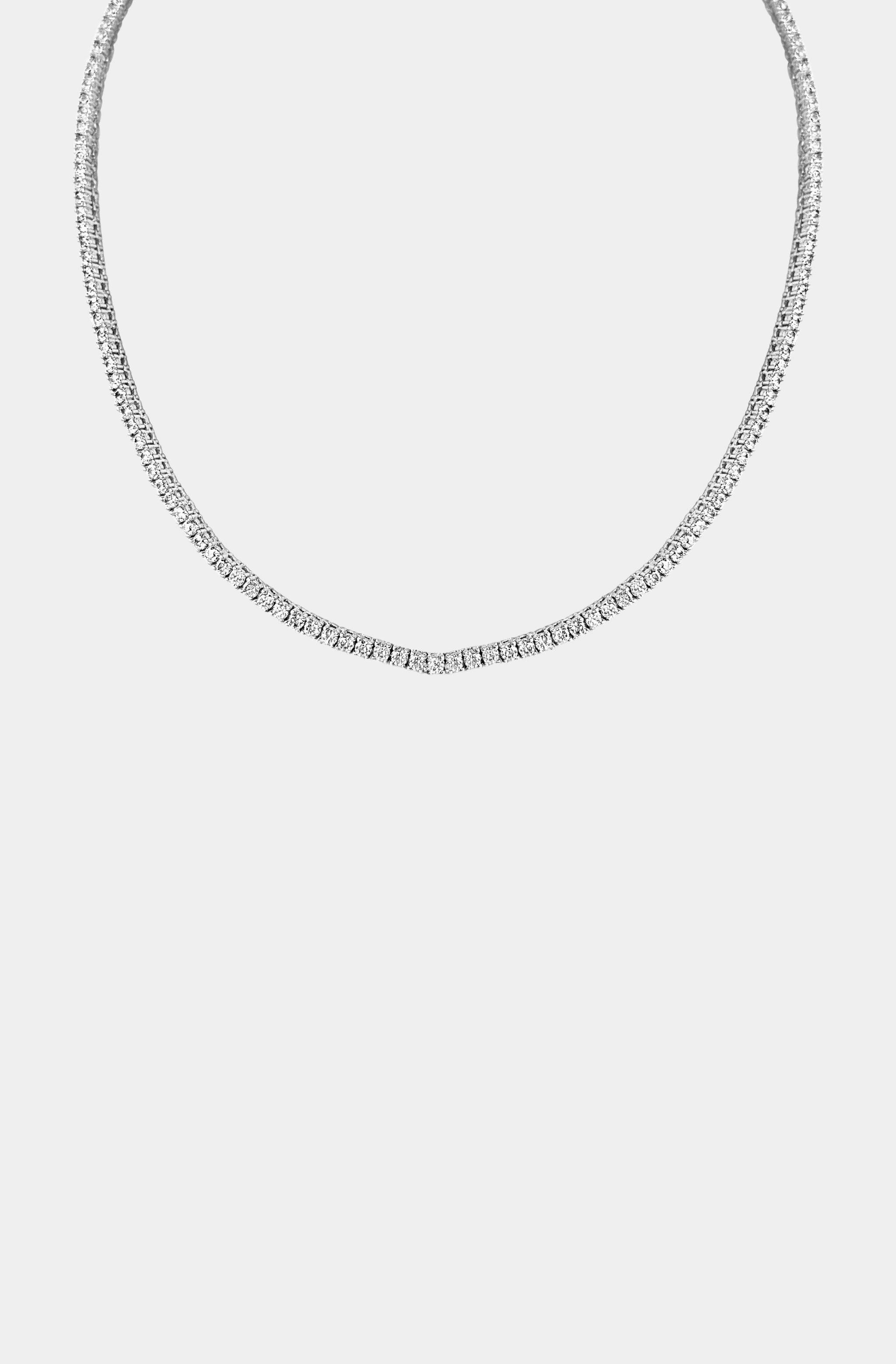 Classic CZ Tennis Necklace