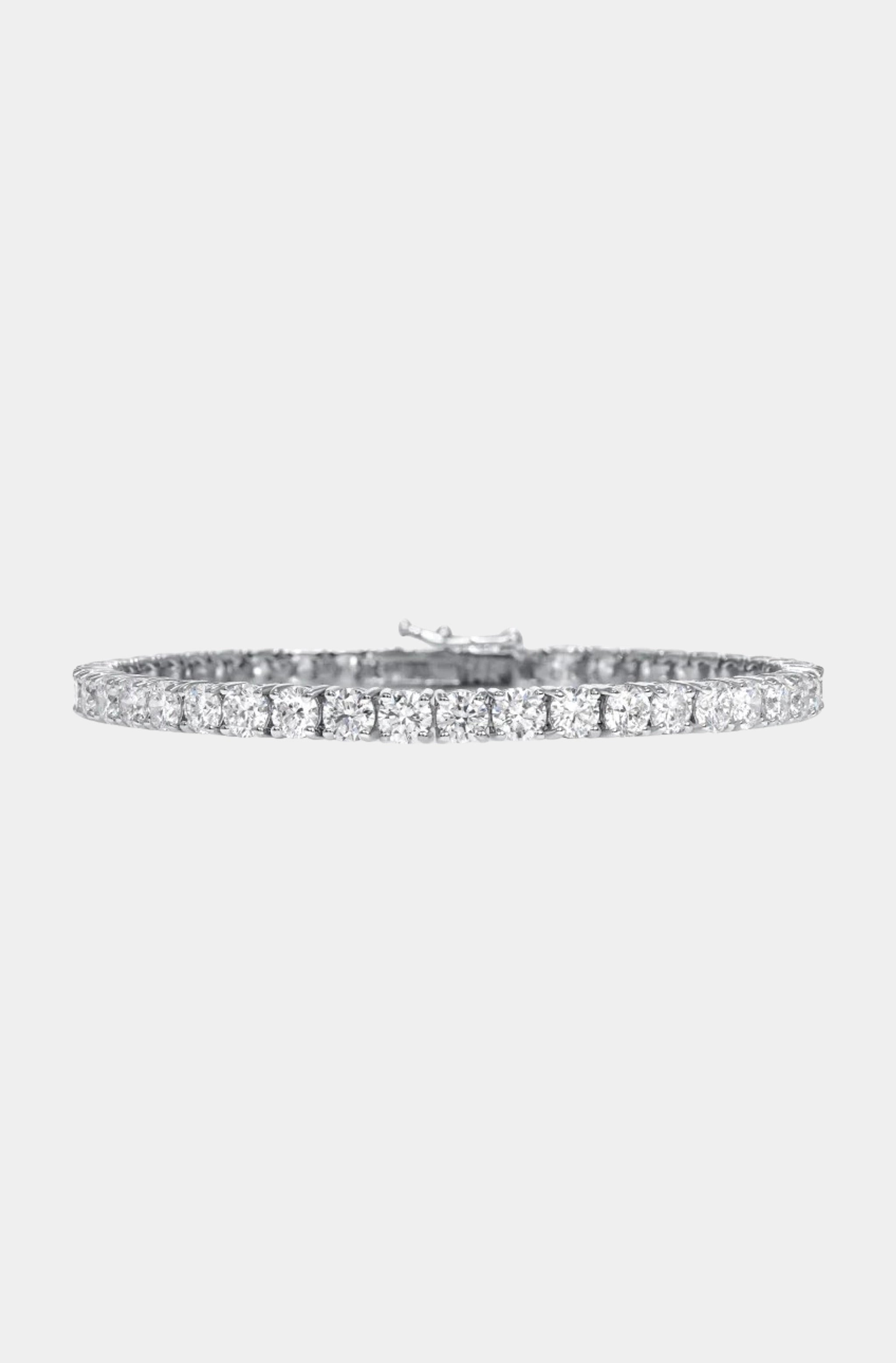 Large CZ Tennis Bracelet
