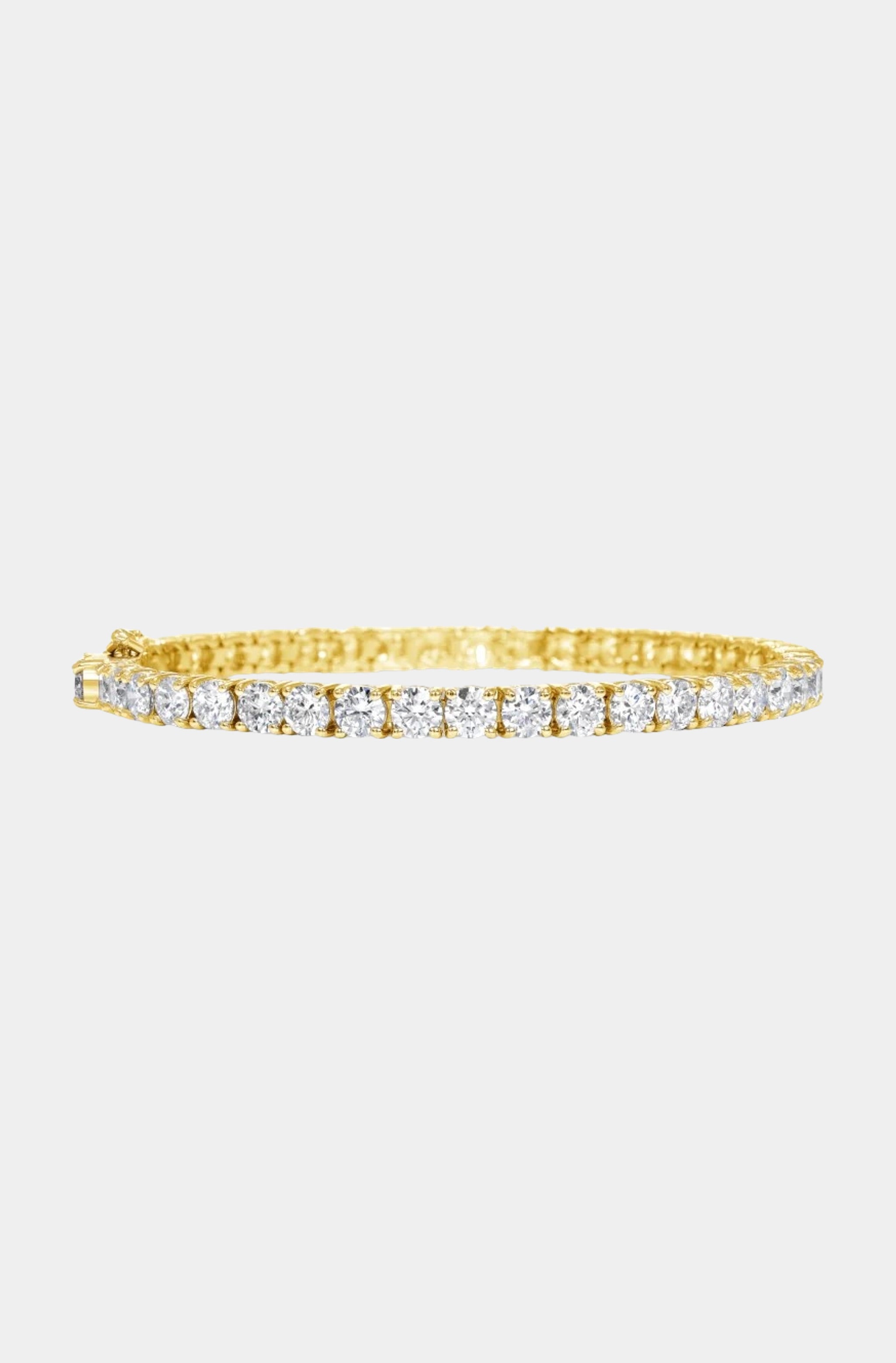 Large CZ Tennis Bracelet