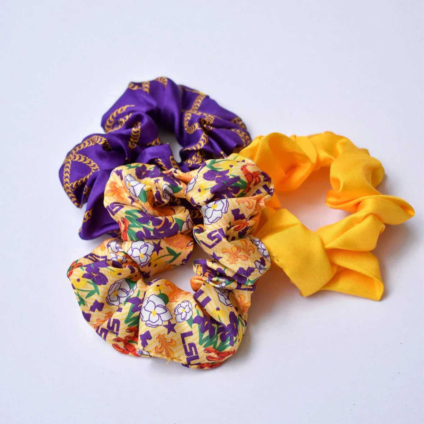 Silk Gameday Scrunchies
