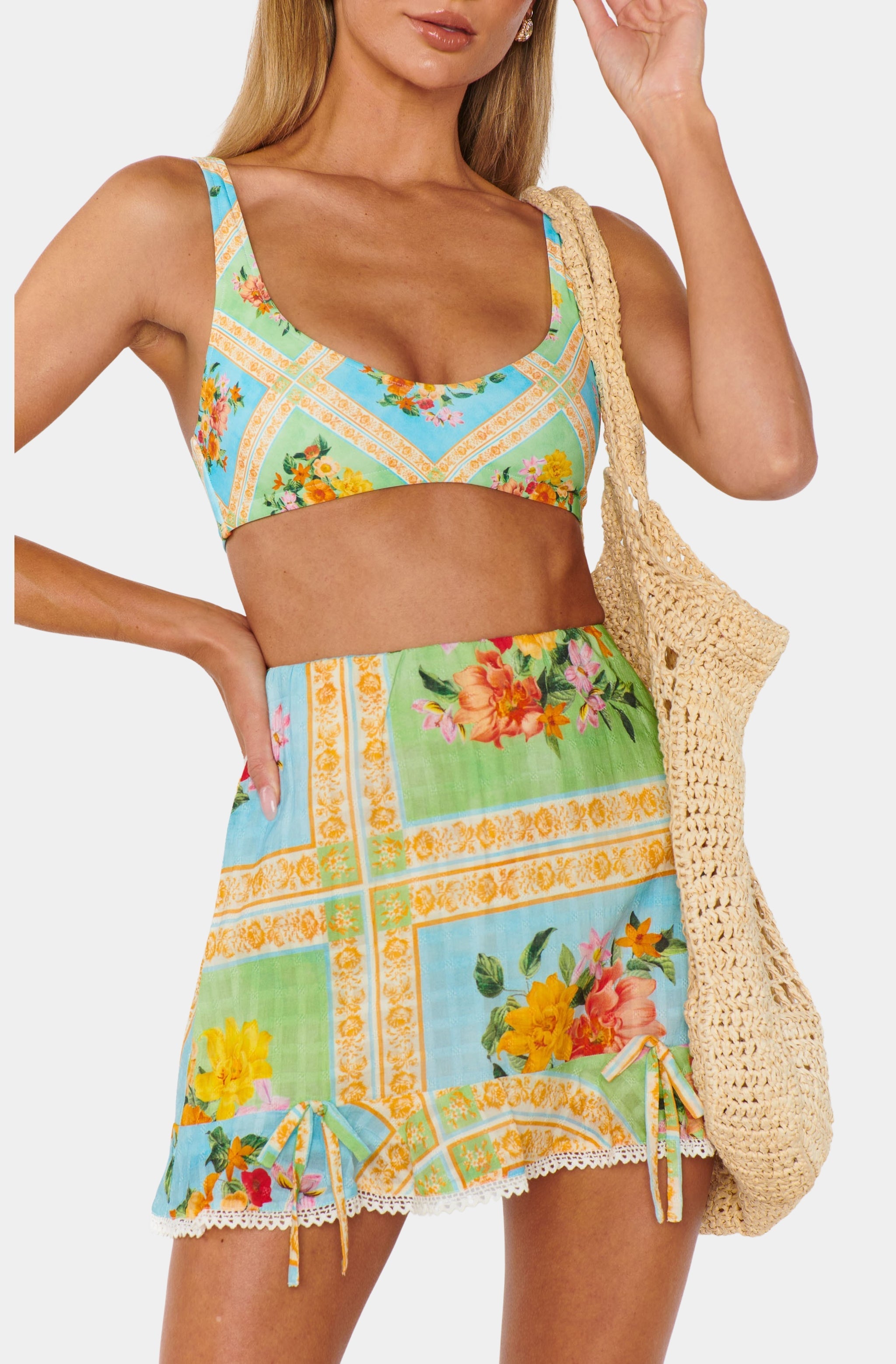 All Night Ruffle Skort