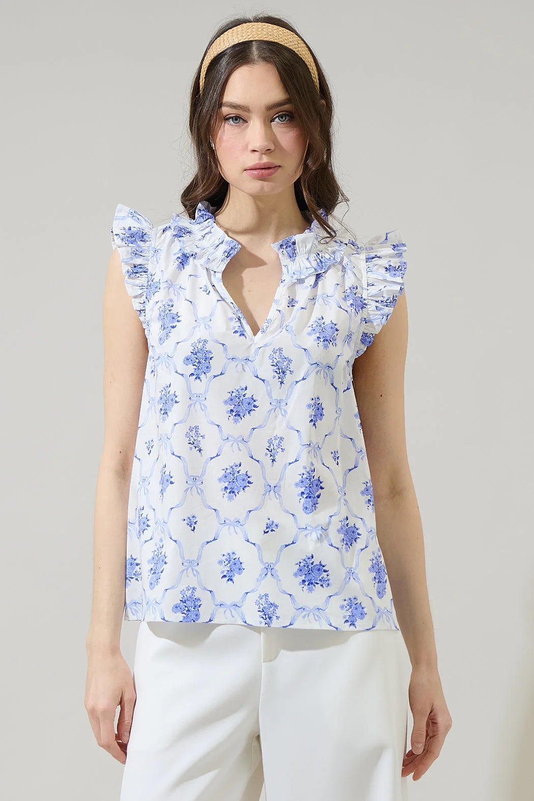 Nia Floral Bryn Flowy Blouse