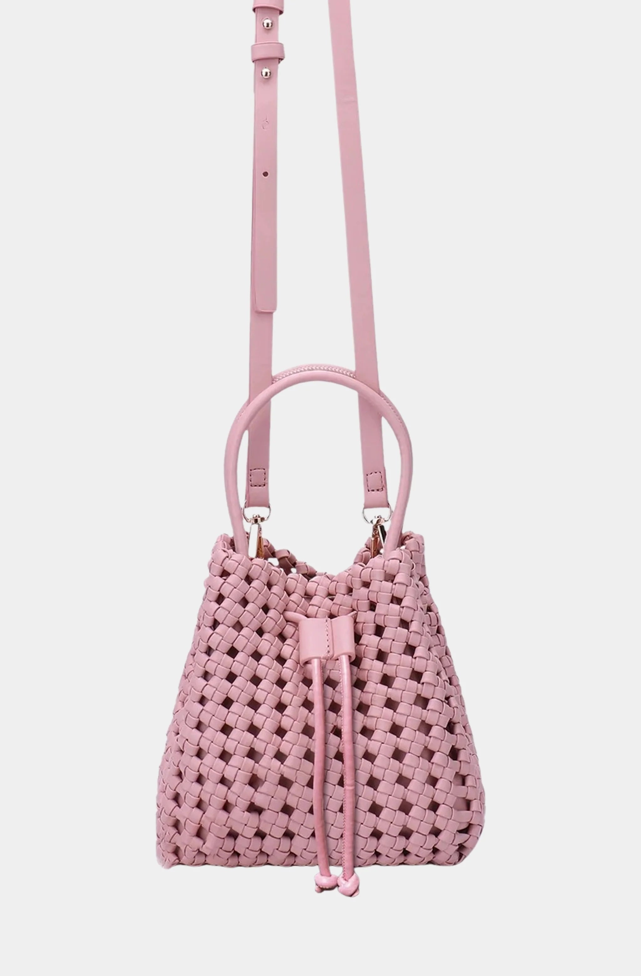 Perrie Bucket Mini Woven Square