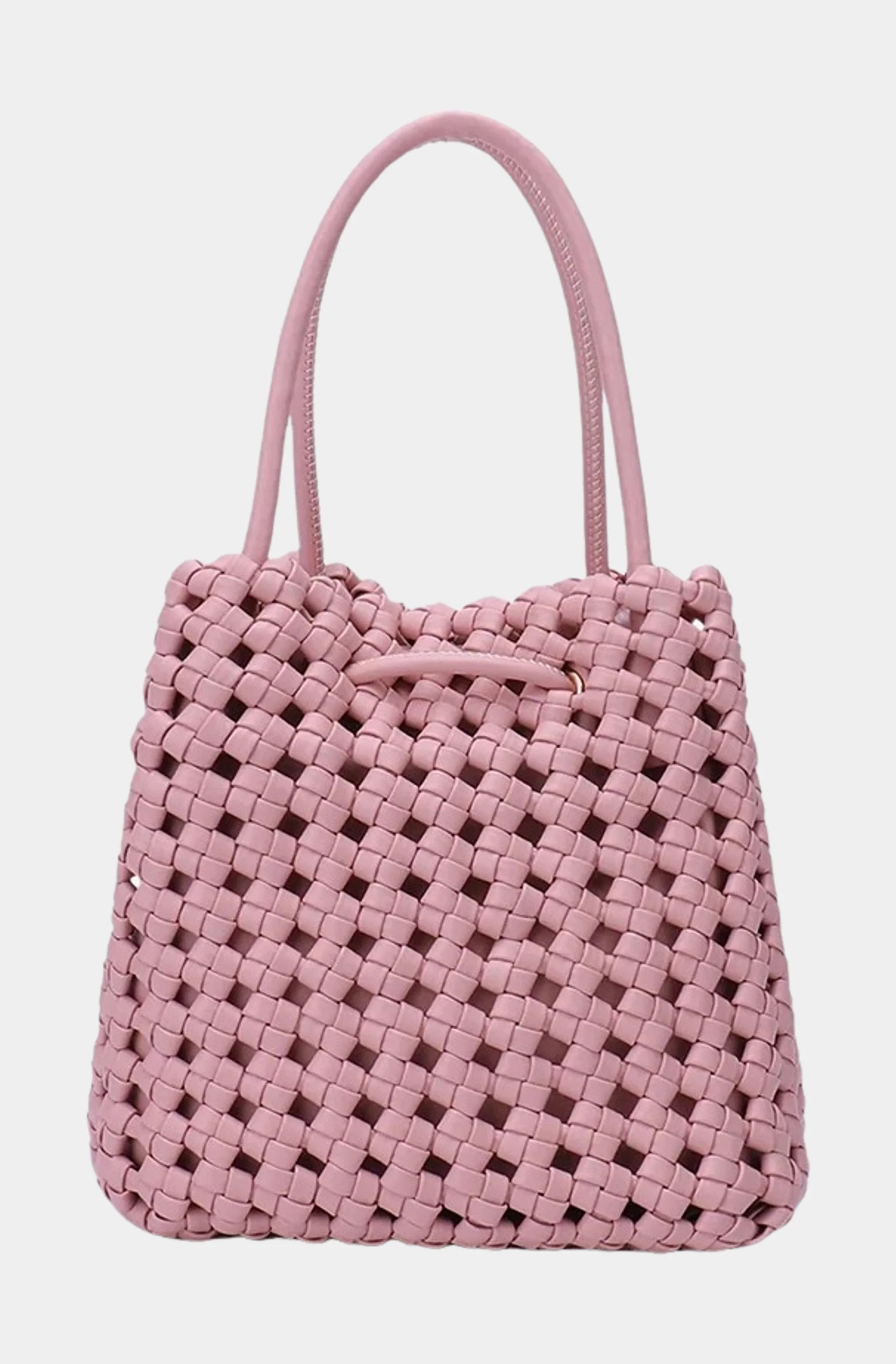 Perrie Bucket Mini Woven Square