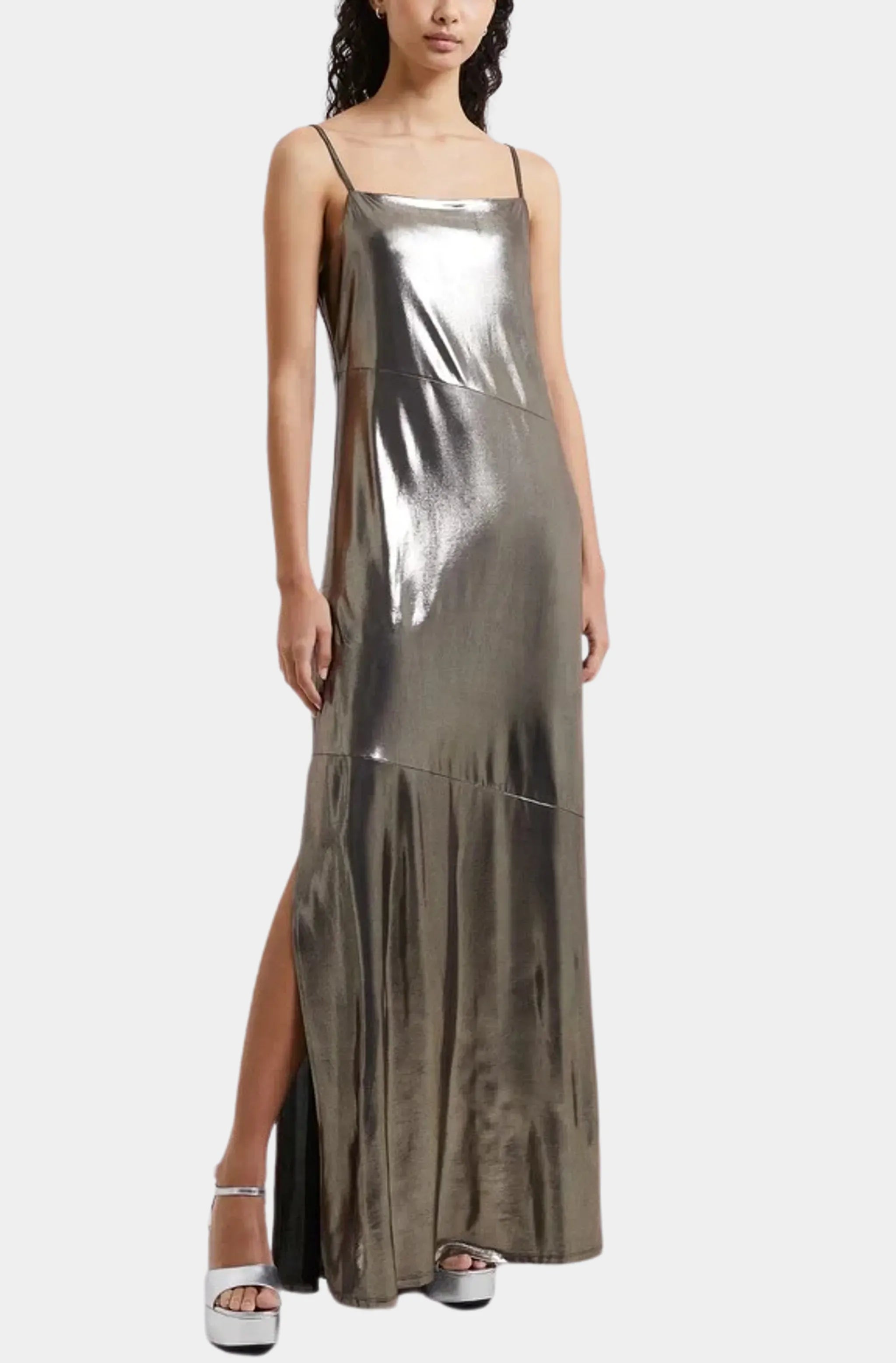 Ronja Liquid Strappy Midi Dress