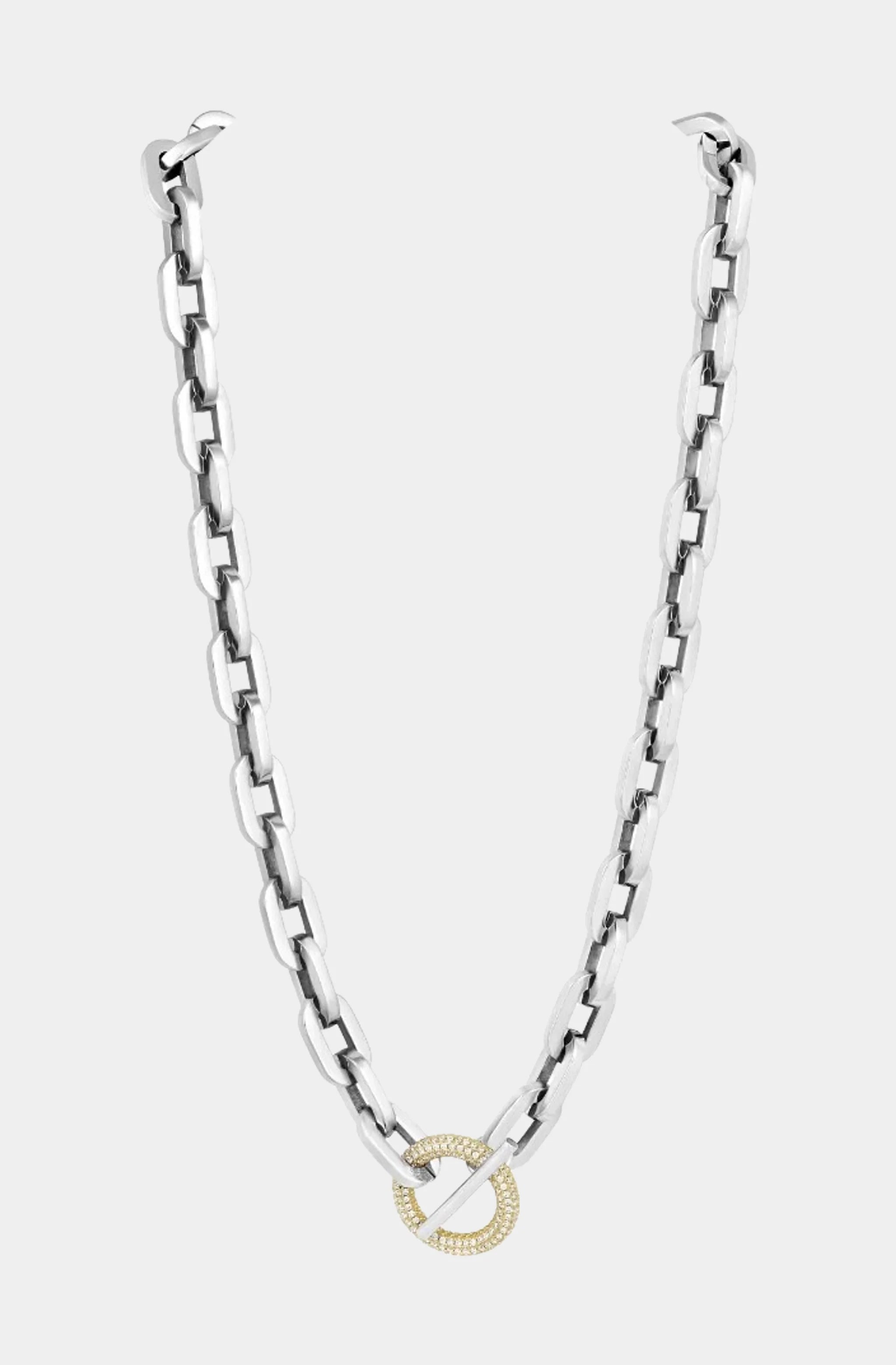 Rory Link Chain Toggle Necklace