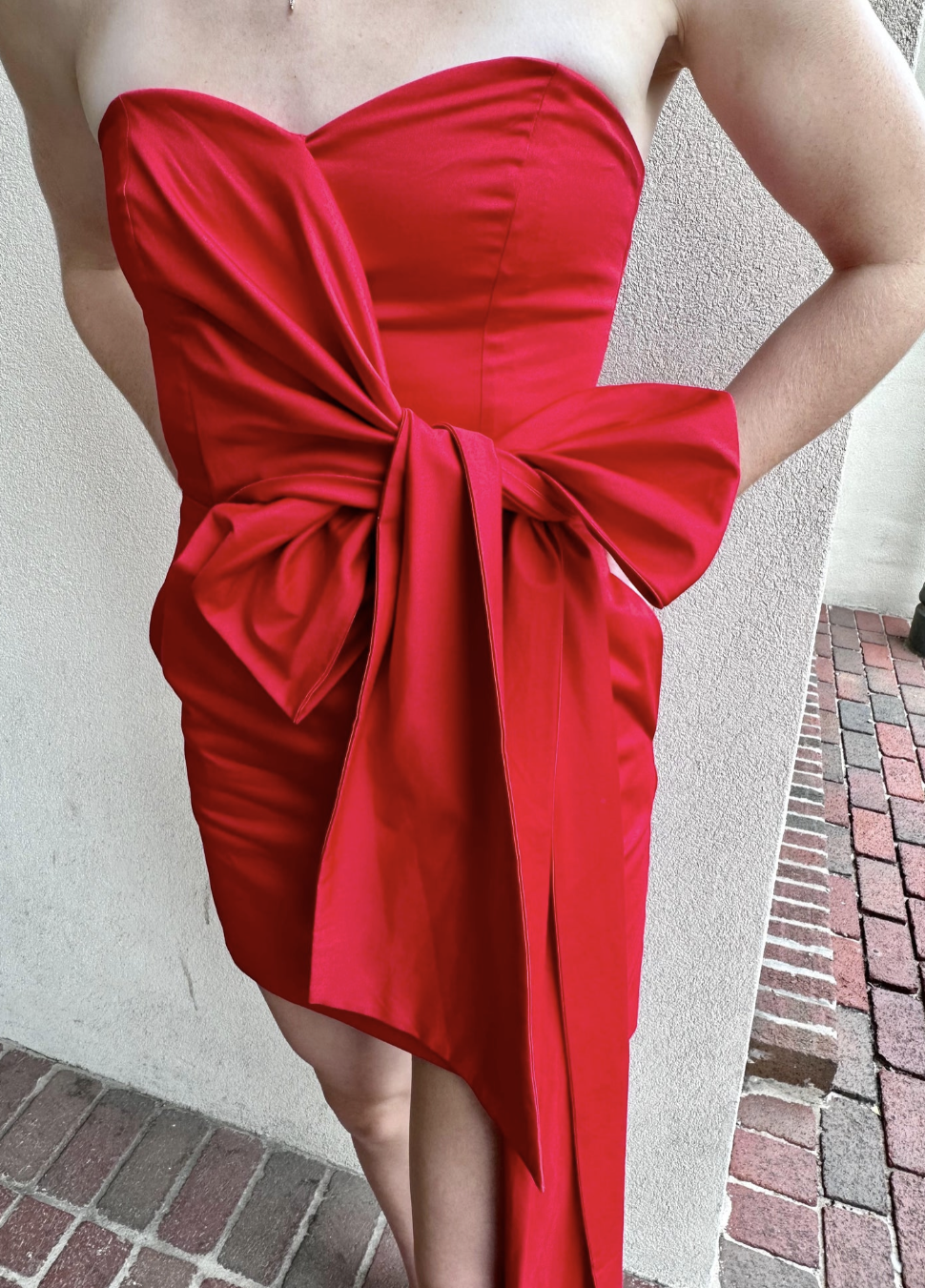 Florida Winter Strapless Dress
