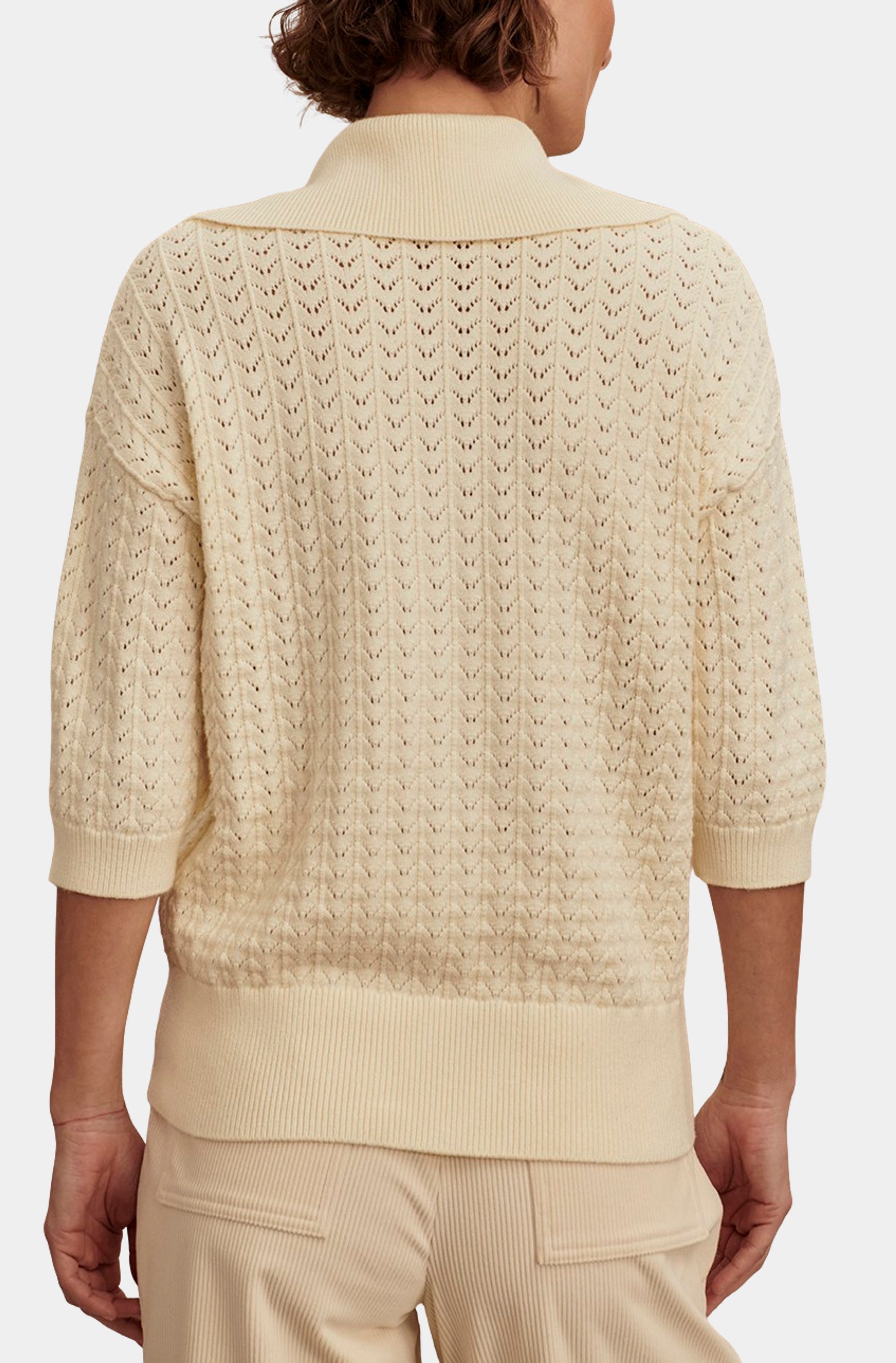 Arney Half Zip Knit Polo