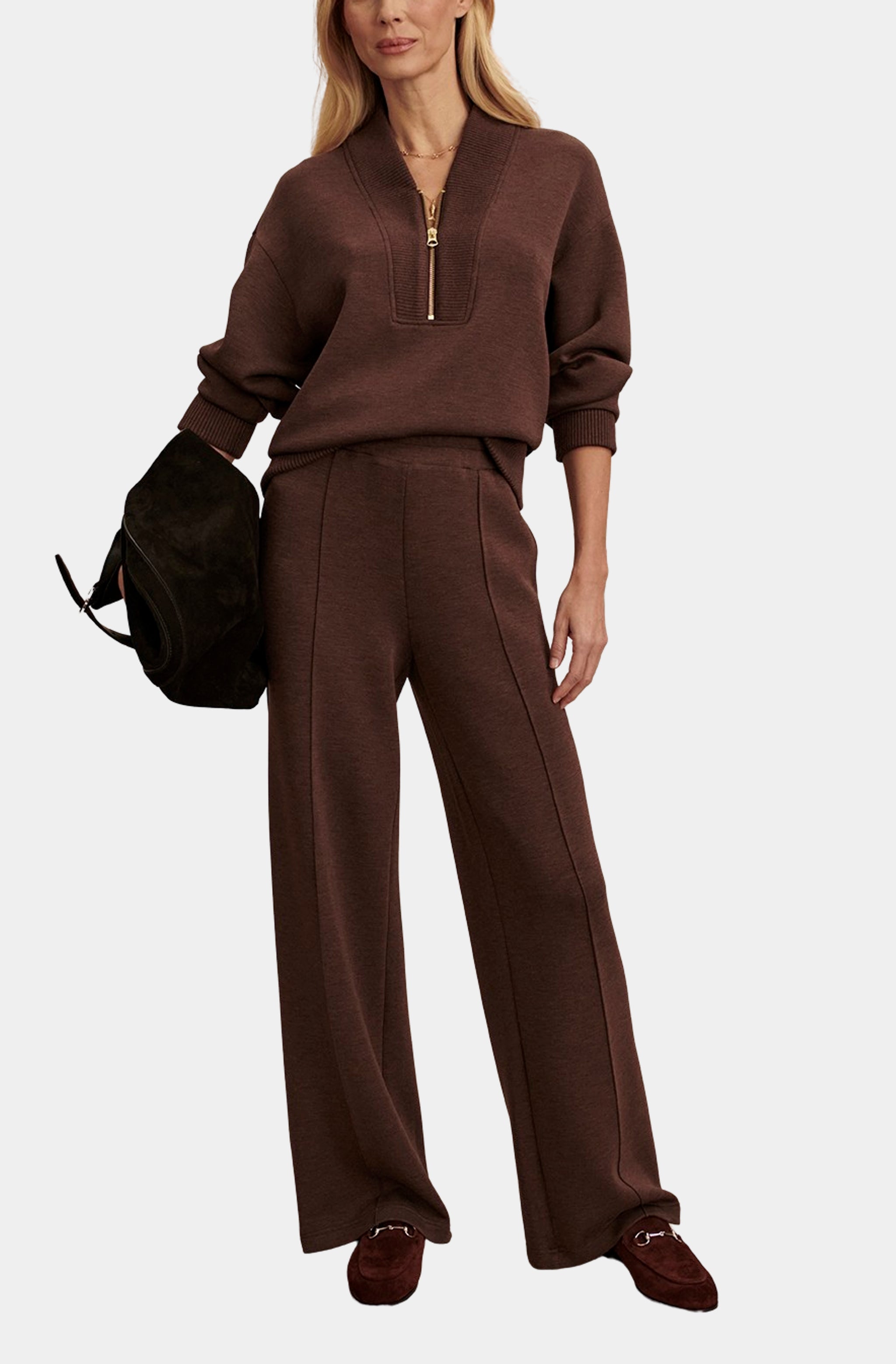 Sally Half Zip Sweat
