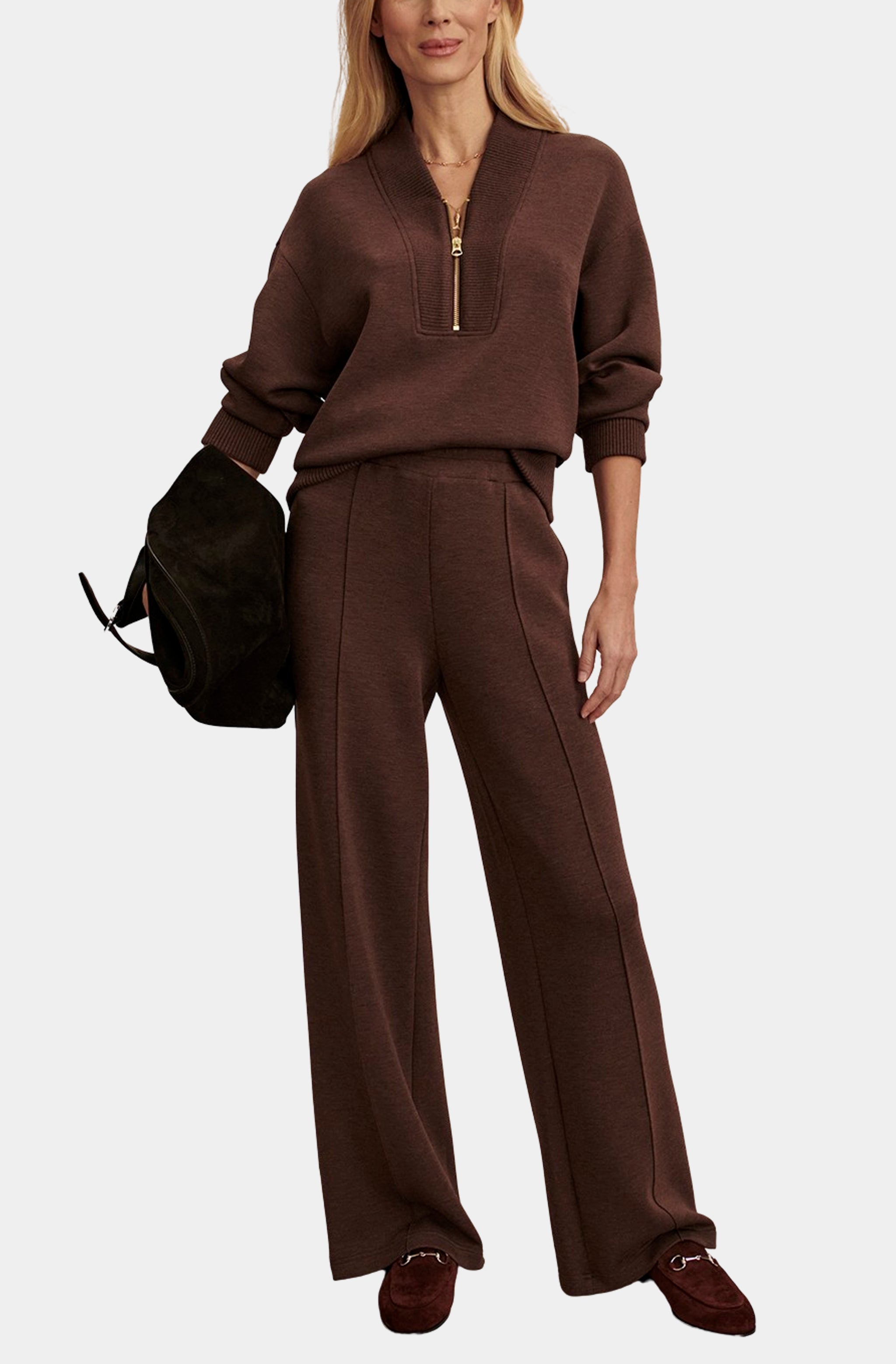 Sally Half Zip Sweat