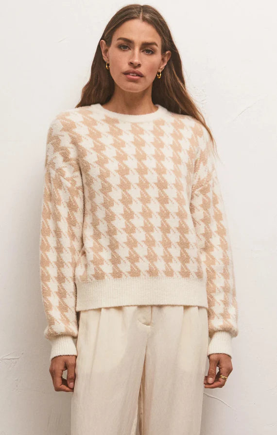 Cedar Houndstooth Sweater