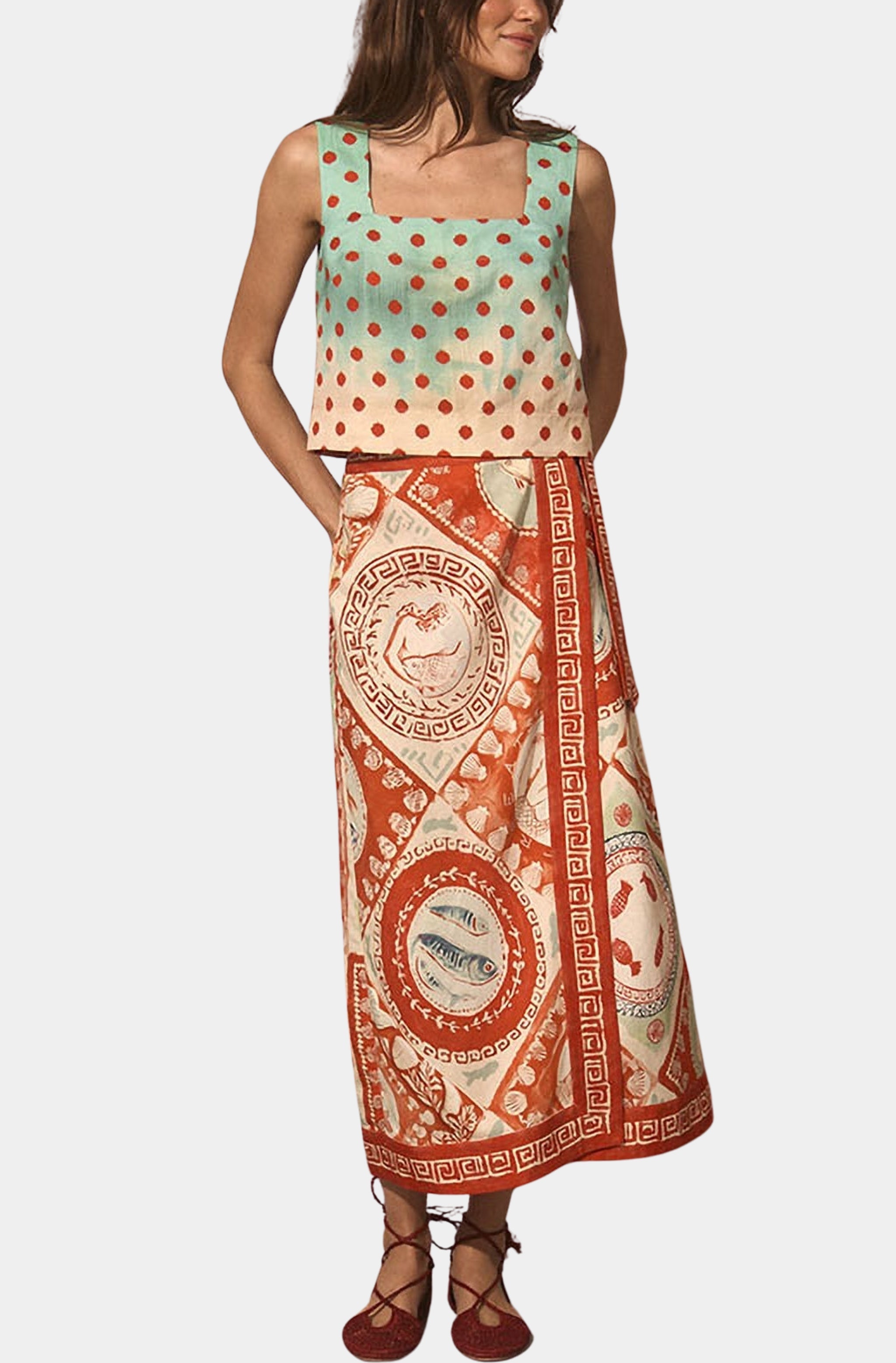 Paloma Wrap Skirt