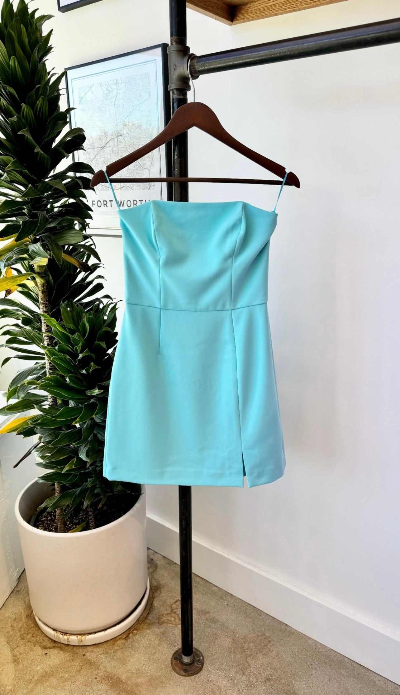 Hemline Exclusive Whisper Strapless Mini Dress