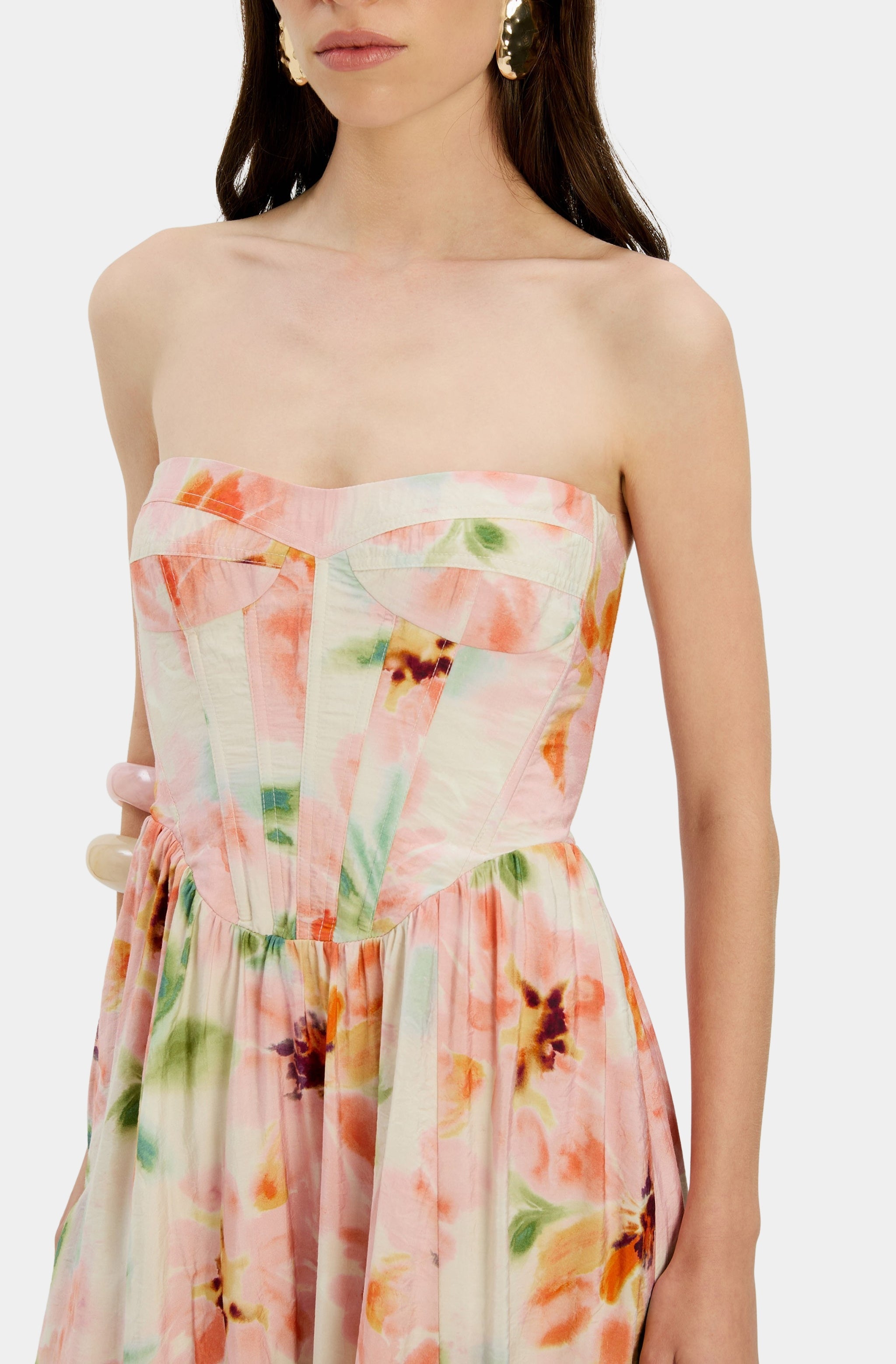 Lola Corset Midi Dress – Hemline Heights