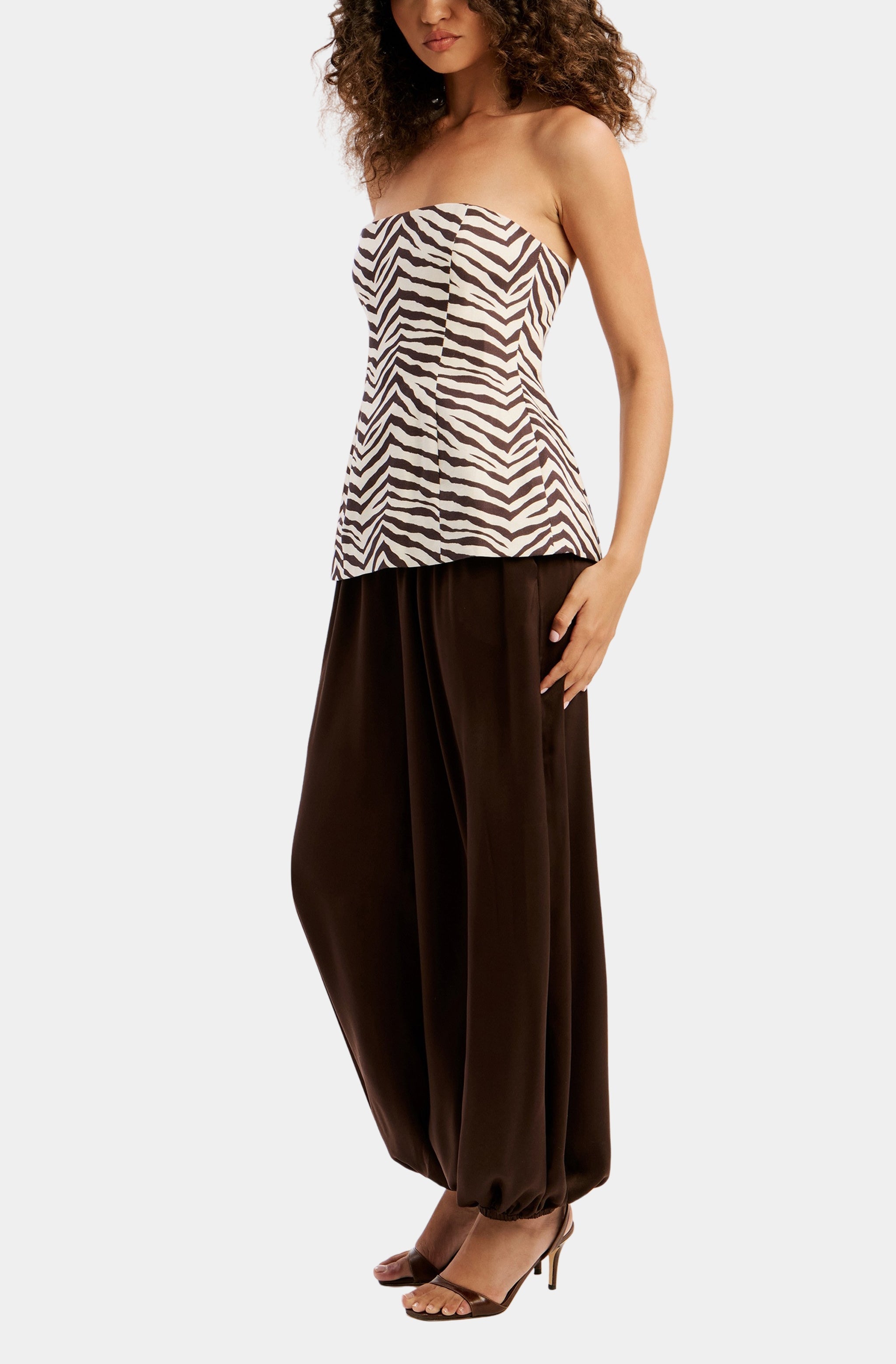 Helenia Longline Strapless Top
