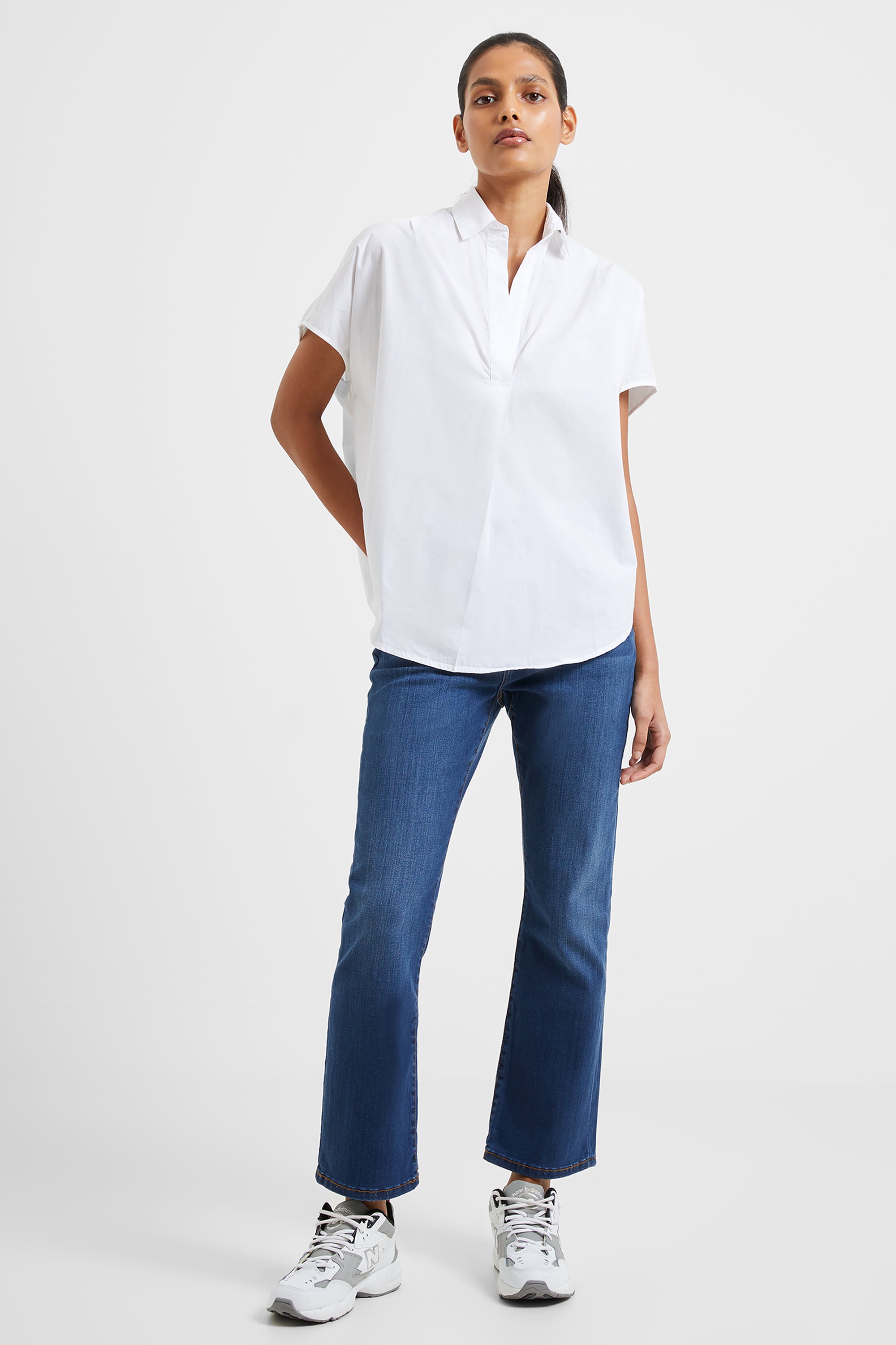 Rhodes Poplin Pullover Top