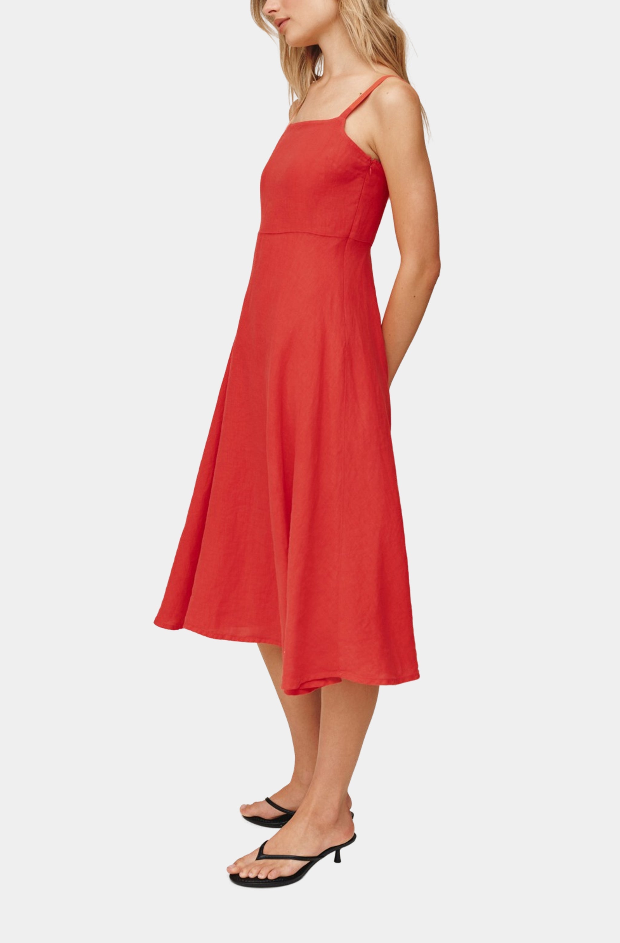 Apron Midi Dress