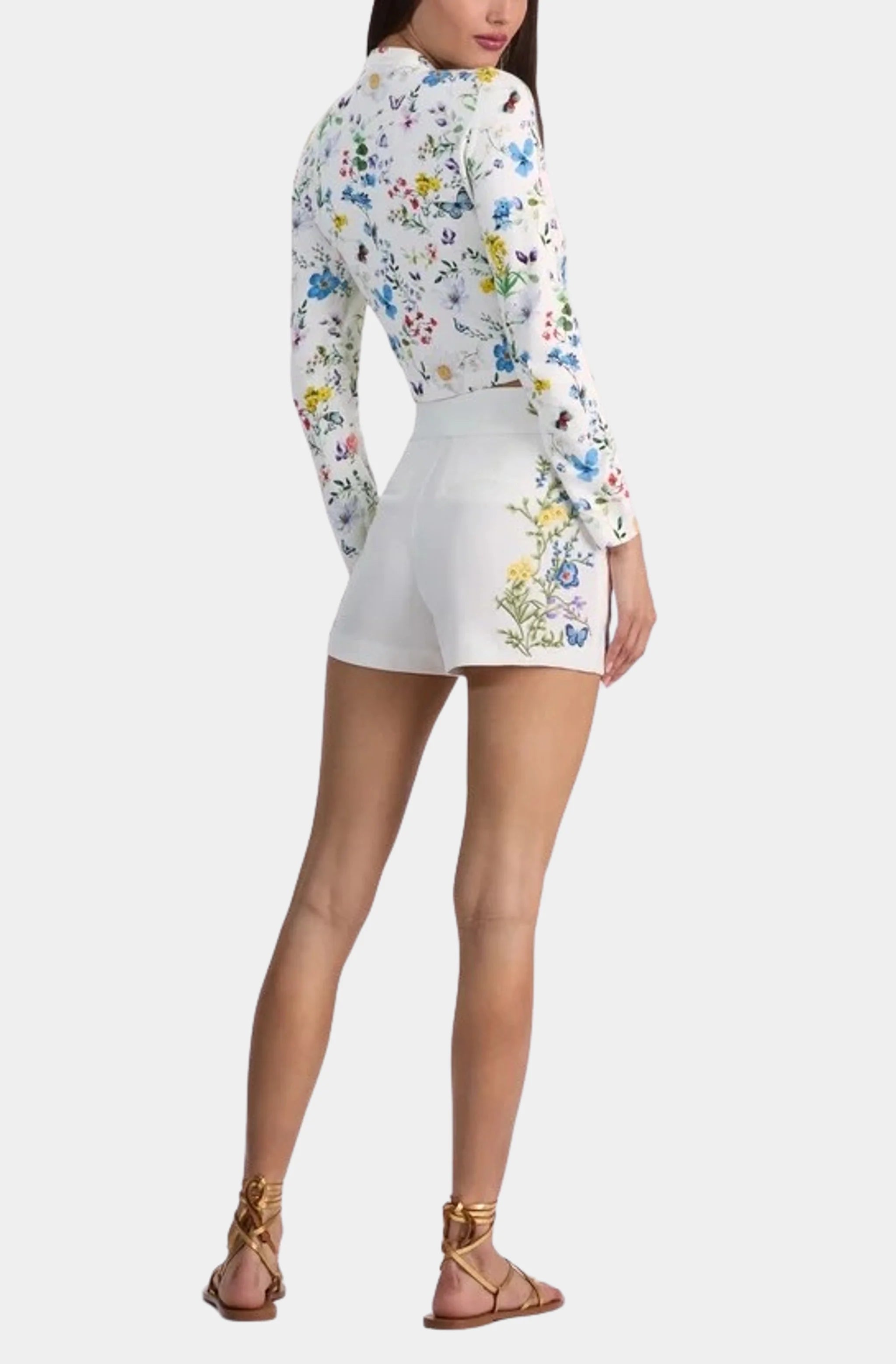 Cady Embroidered Mini Short