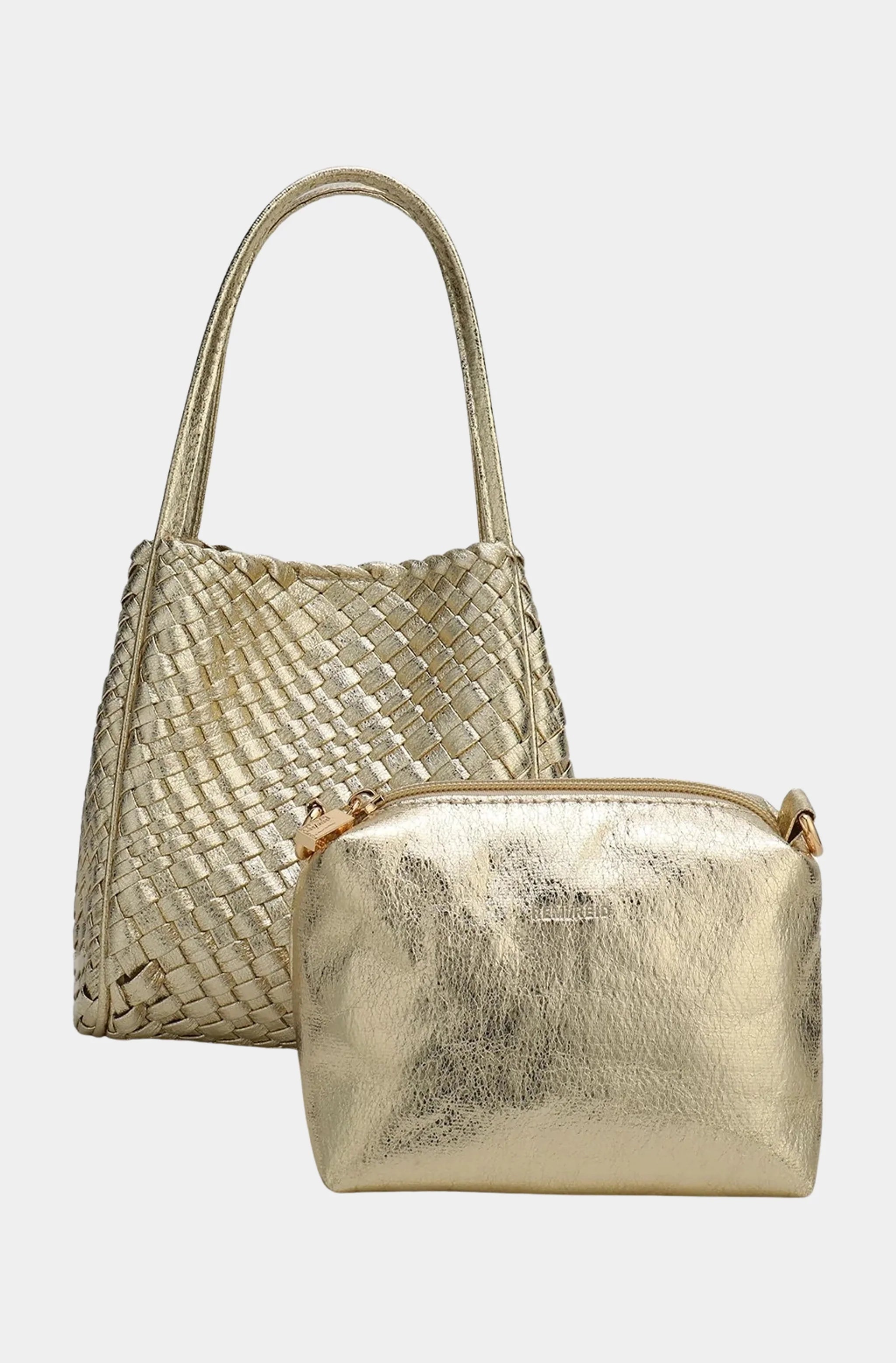 Hollace Mini Tote Woven Hi Shine