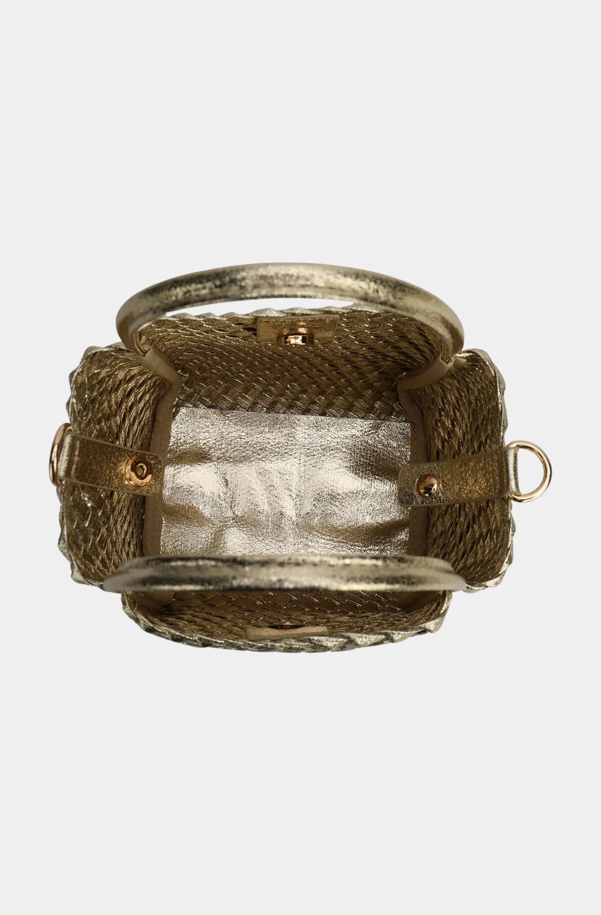 Hollace Mini Tote Woven Hi Shine