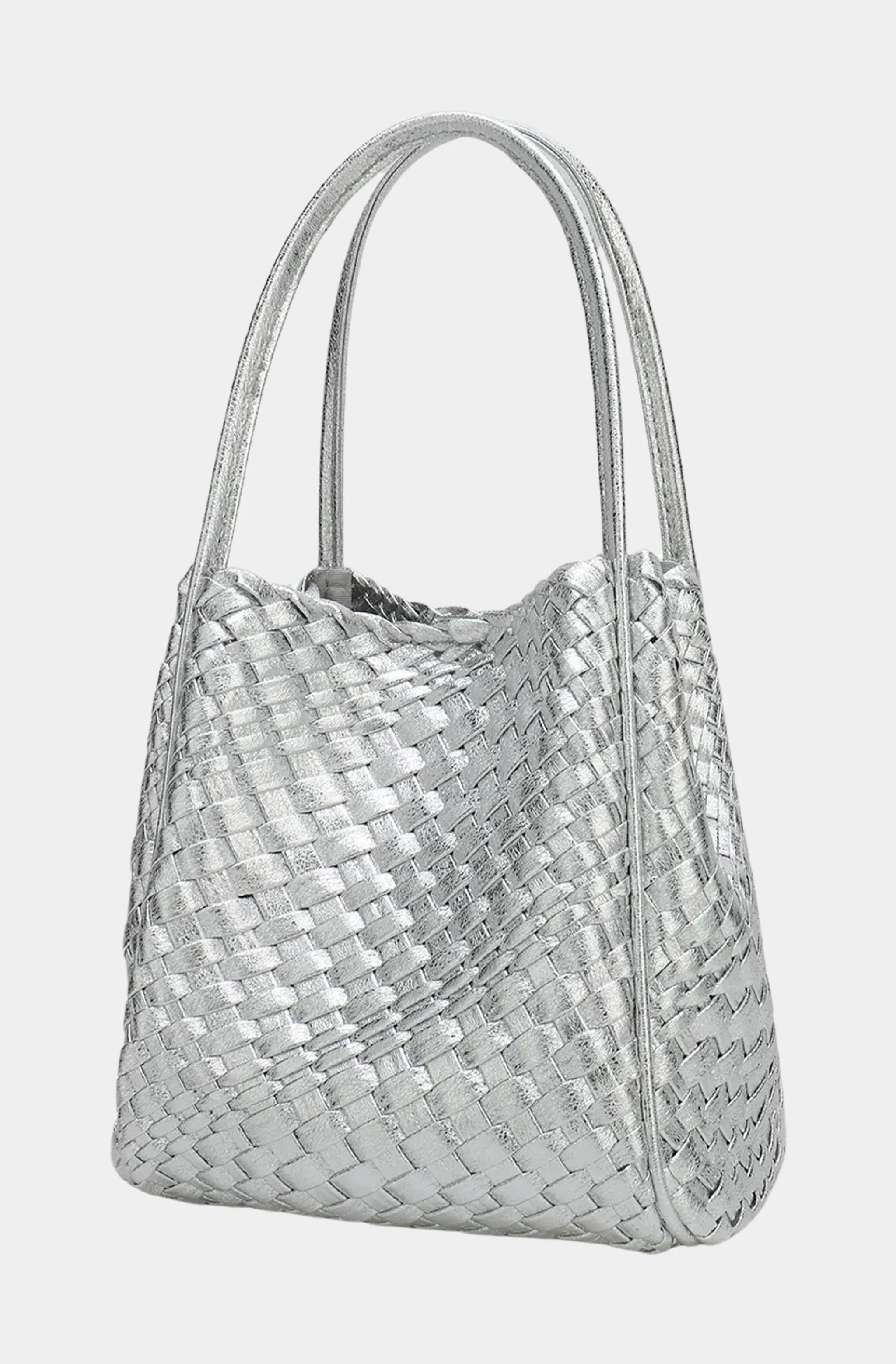 Hollace Mini Tote Woven Hi Shine