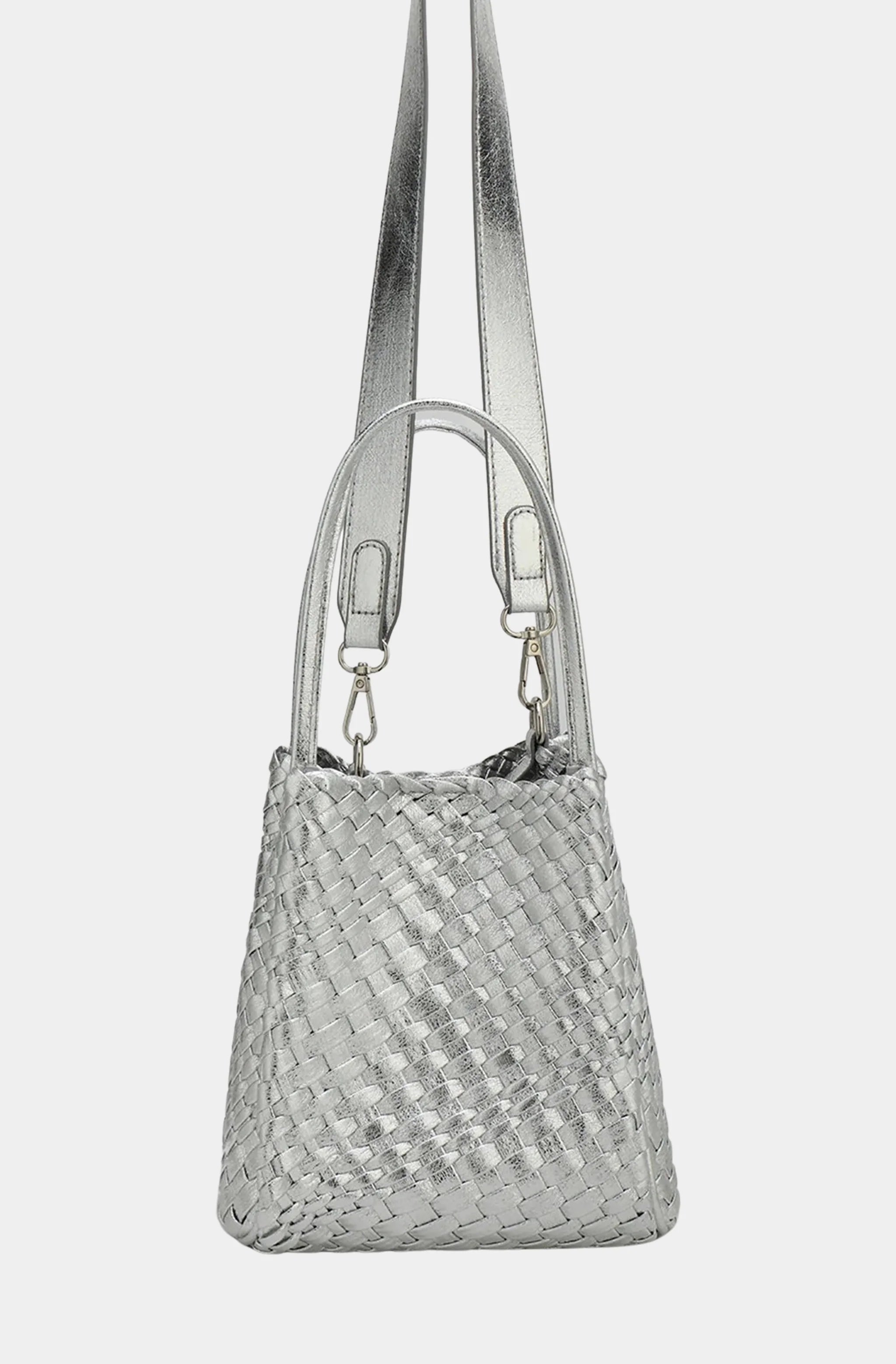 Hollace Mini Tote Woven Hi Shine