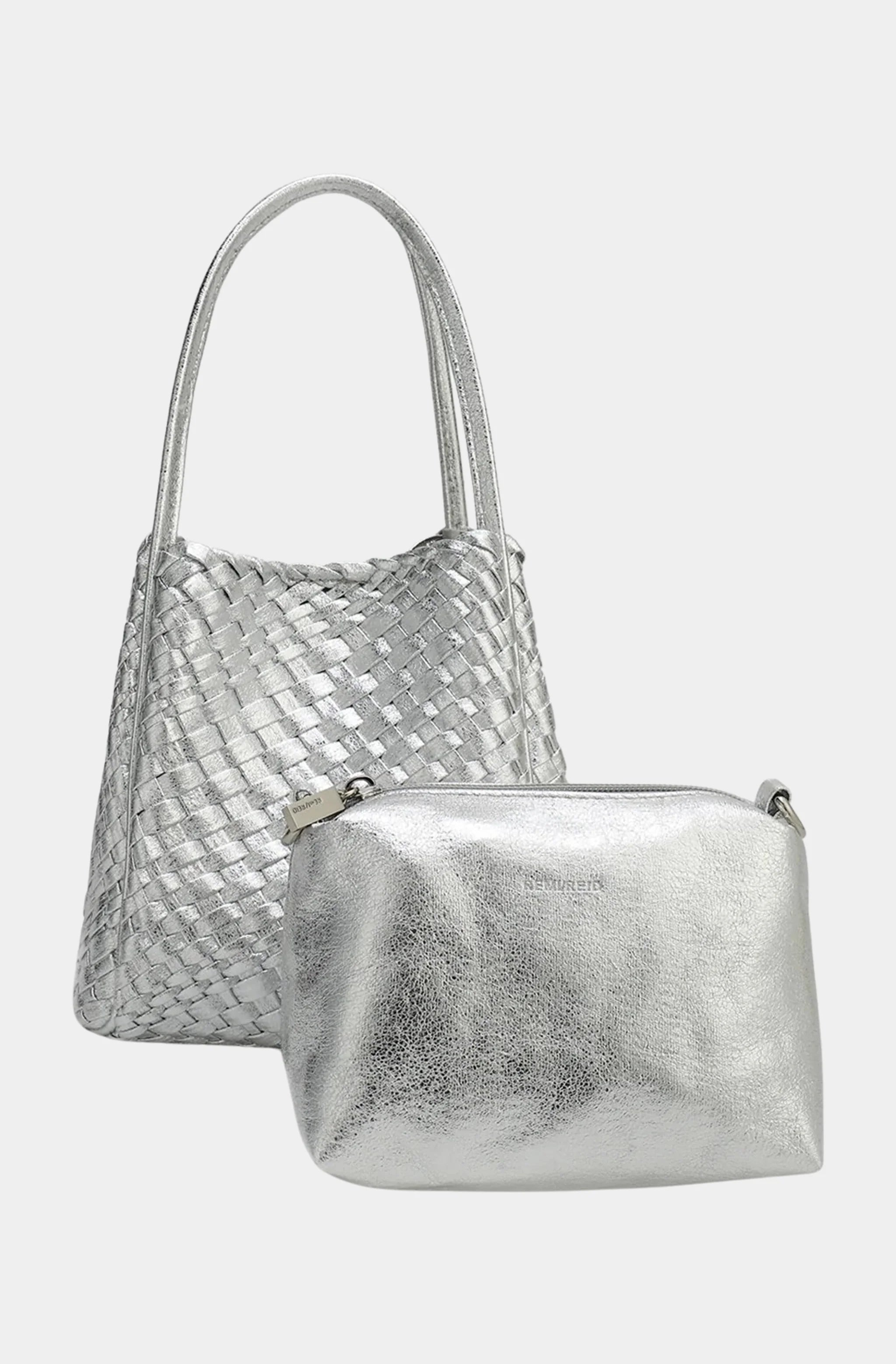 Hollace Mini Tote Woven Hi Shine