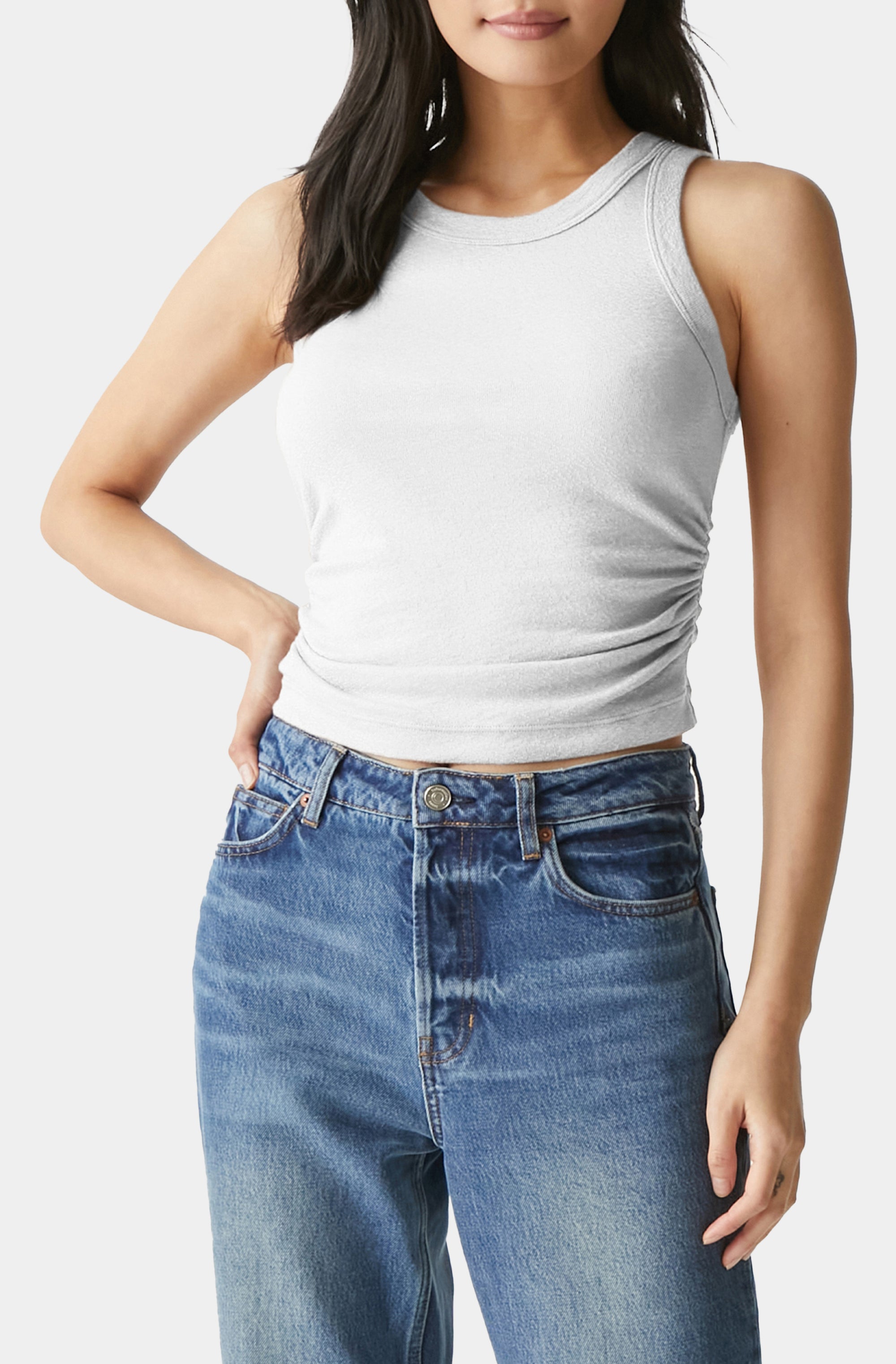 Mina Wide Binding Crop Tank