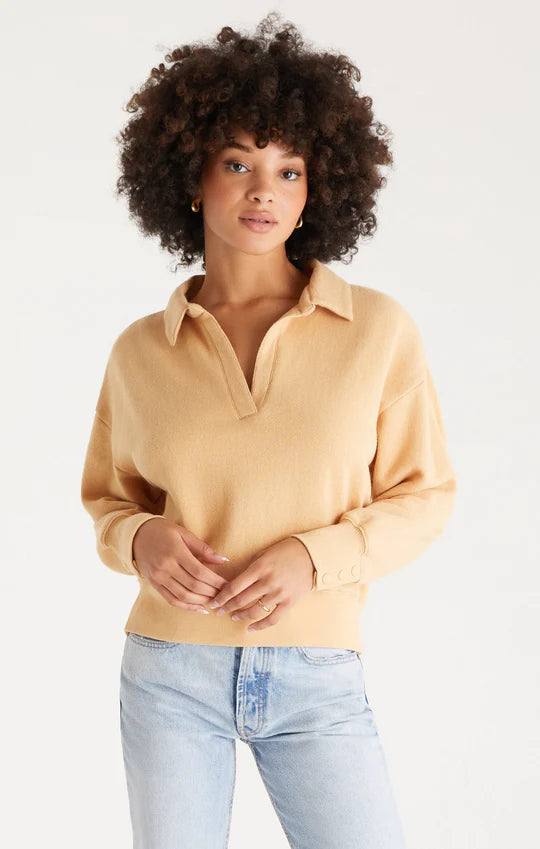 Maeve Collar Henley Top