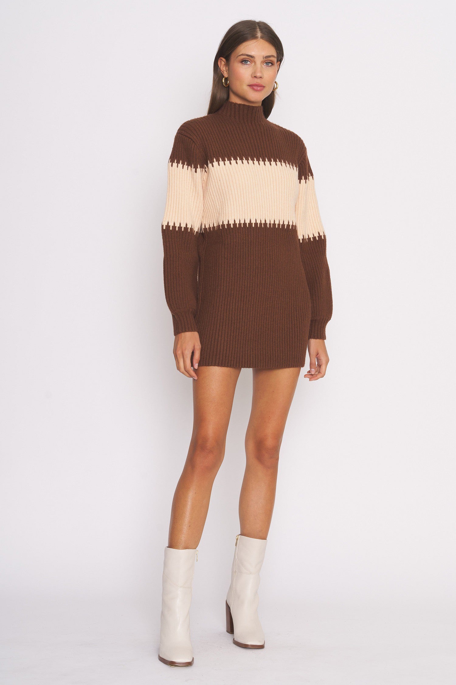 Long Sleeve Oversized Chunky Knit Sweater